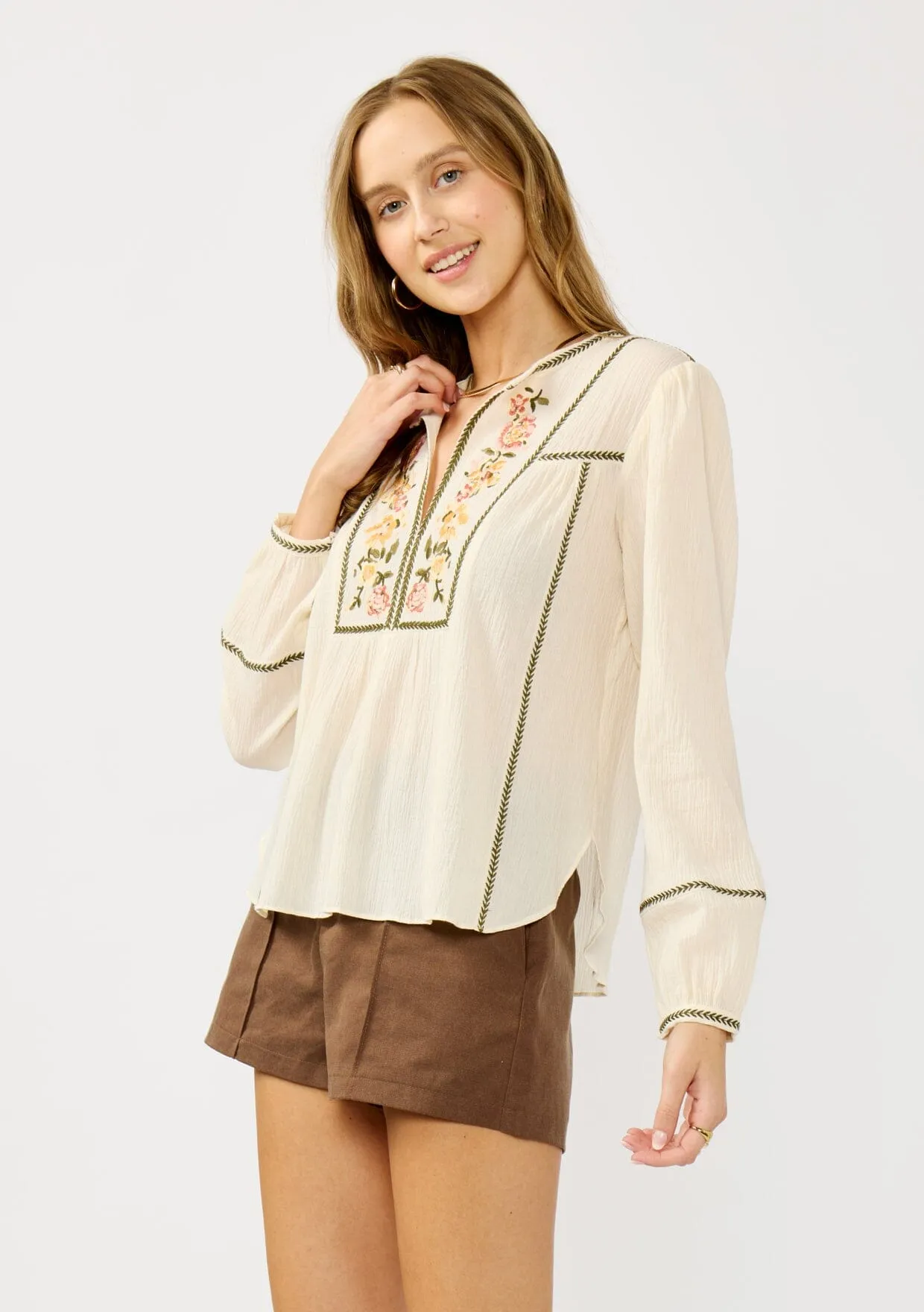 Sevina Embroidered Blouse sold by lovestitch product image thumbnail 3
