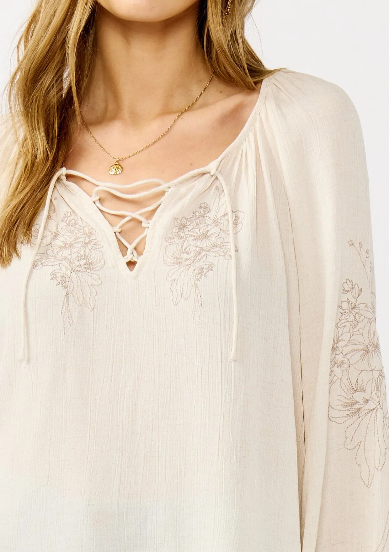 Amara Embroidered Blouse sold by lovestitch product image thumbnail 4