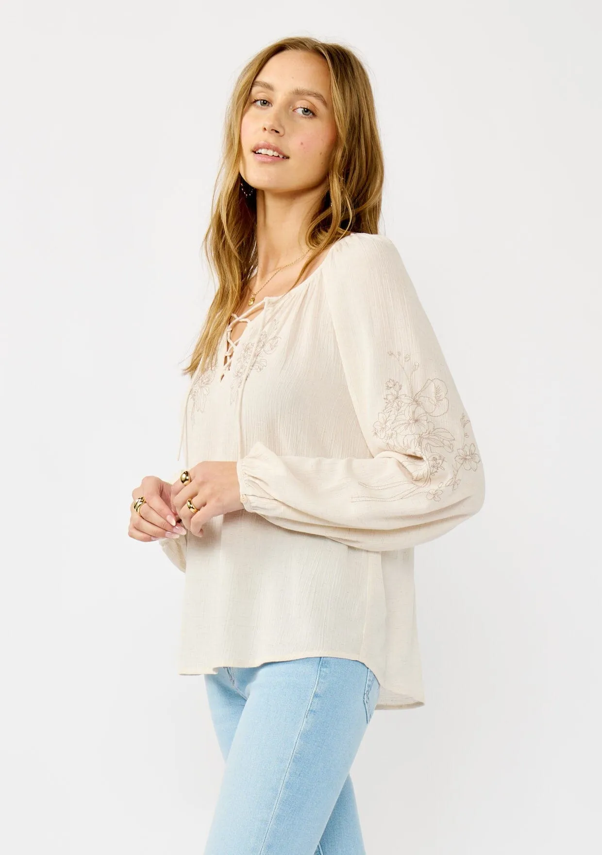Amara Embroidered Blouse sold by lovestitch product image thumbnail 3
