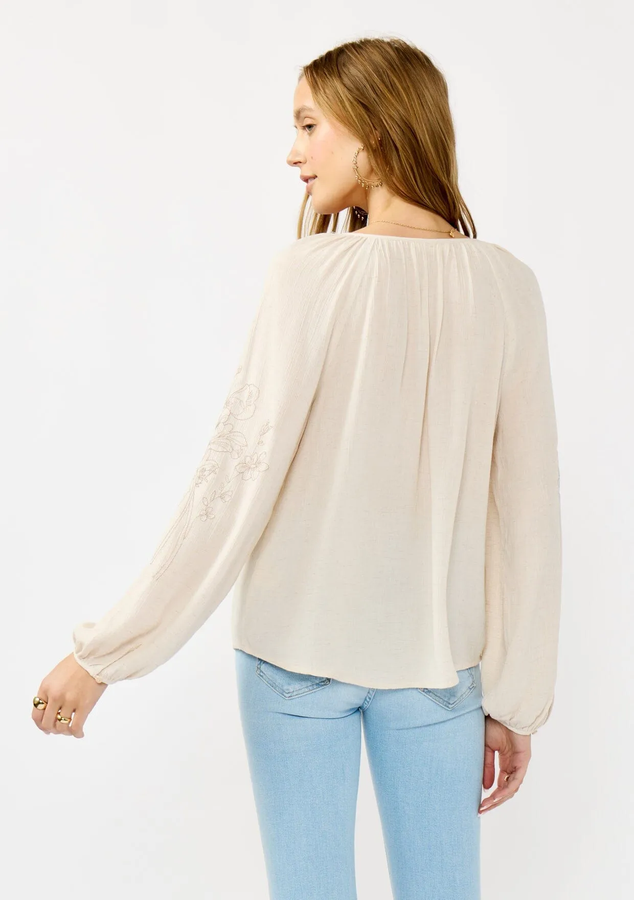 Amara Embroidered Blouse sold by lovestitch product image thumbnail 5