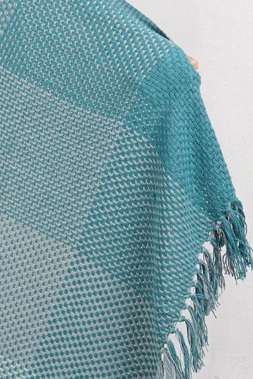 Seafoam Fringe Beach Throw sold by lovestitch product image thumbnail 2