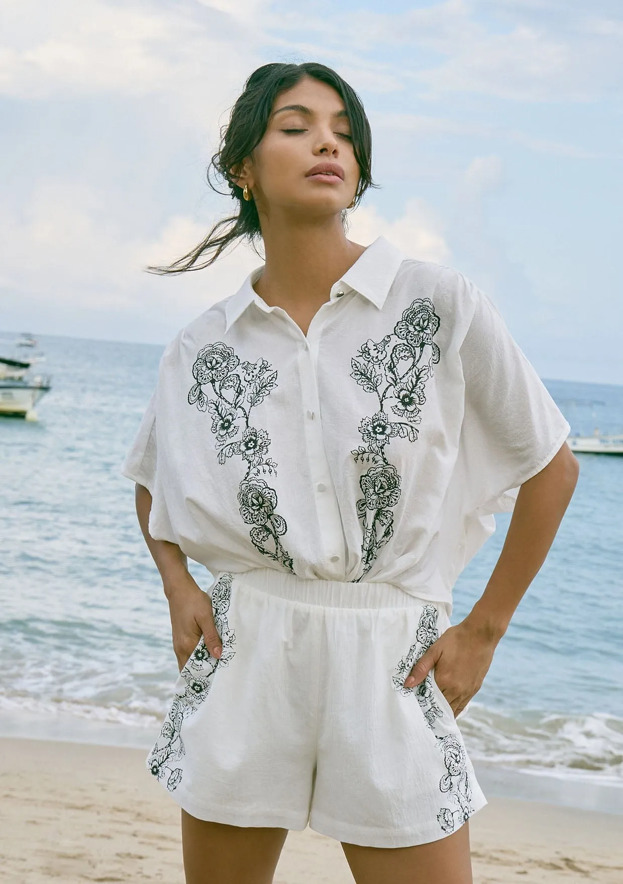 Sun Spell Twist Front Top sold by lovestitch