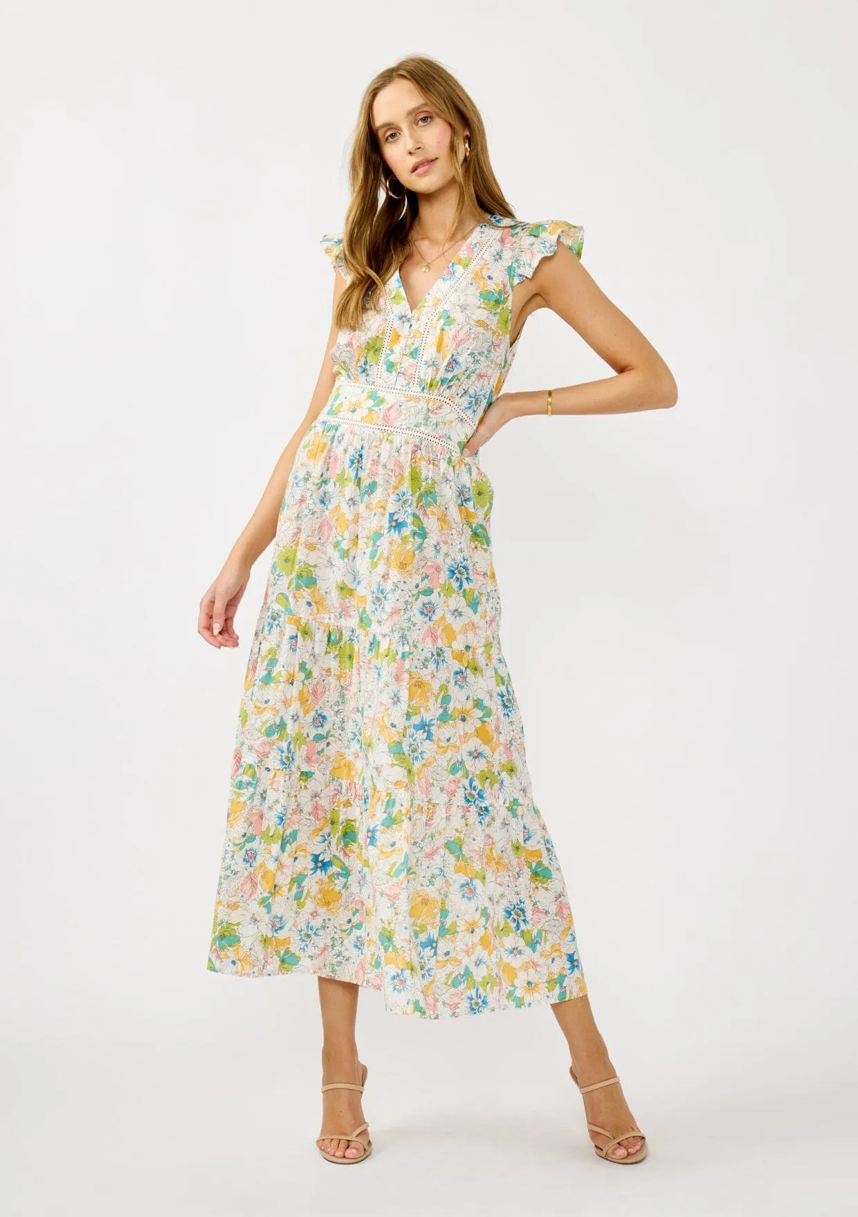 Morning Meadow Maxi Dress sold by lovestitch