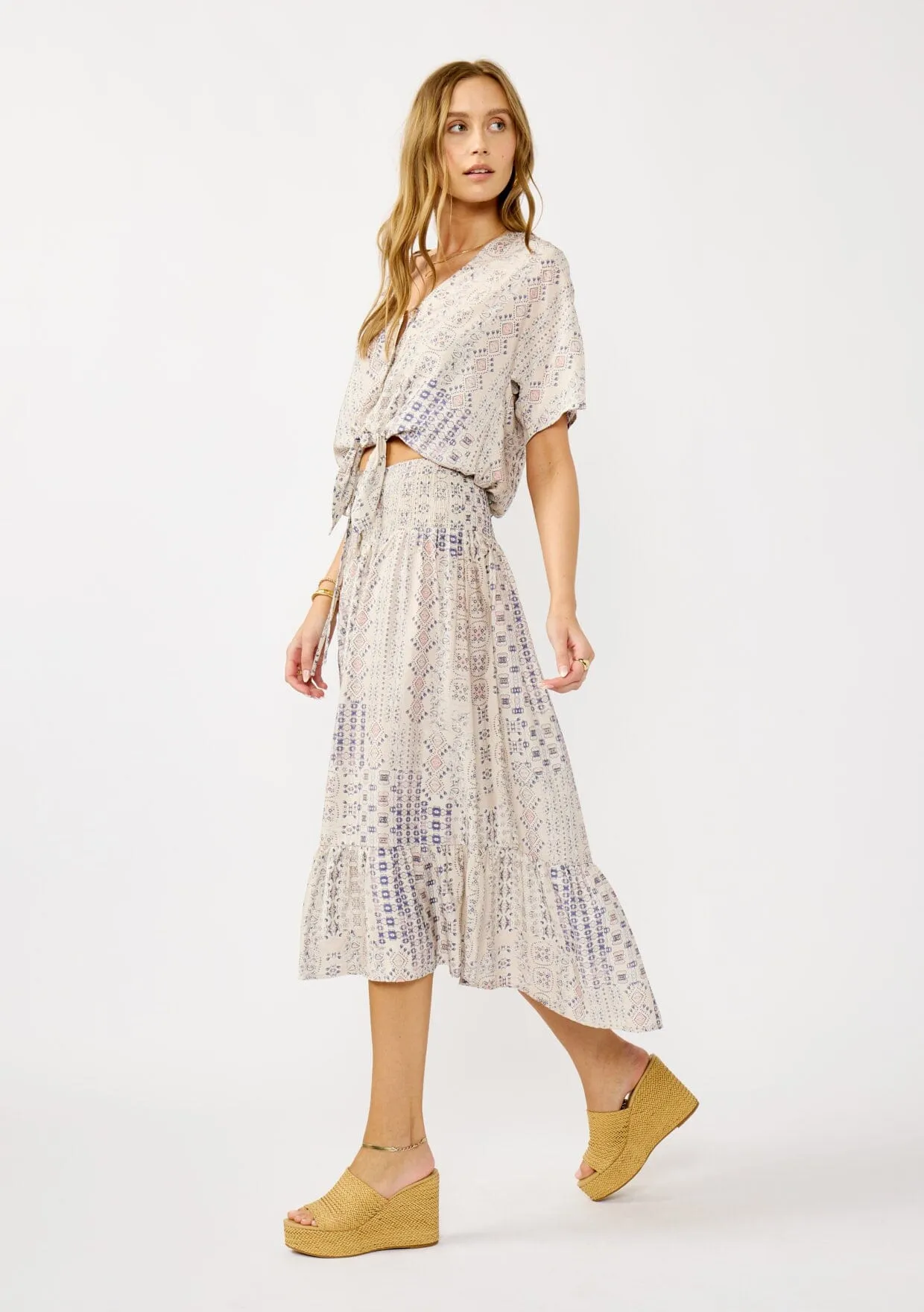 Eluna Smocked Skirt sold by lovestitch product image thumbnail 2