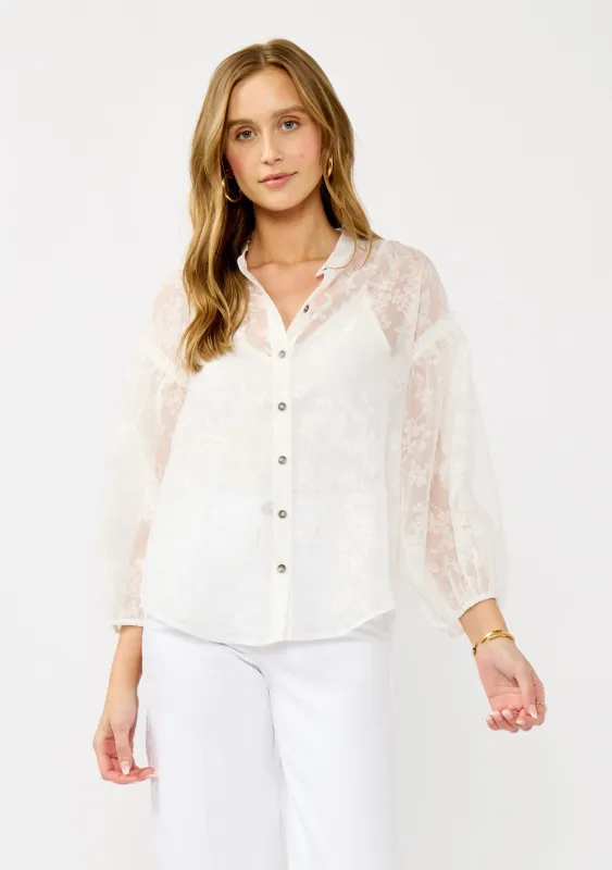 Tyla Sheer Blouse sold by lovestitch