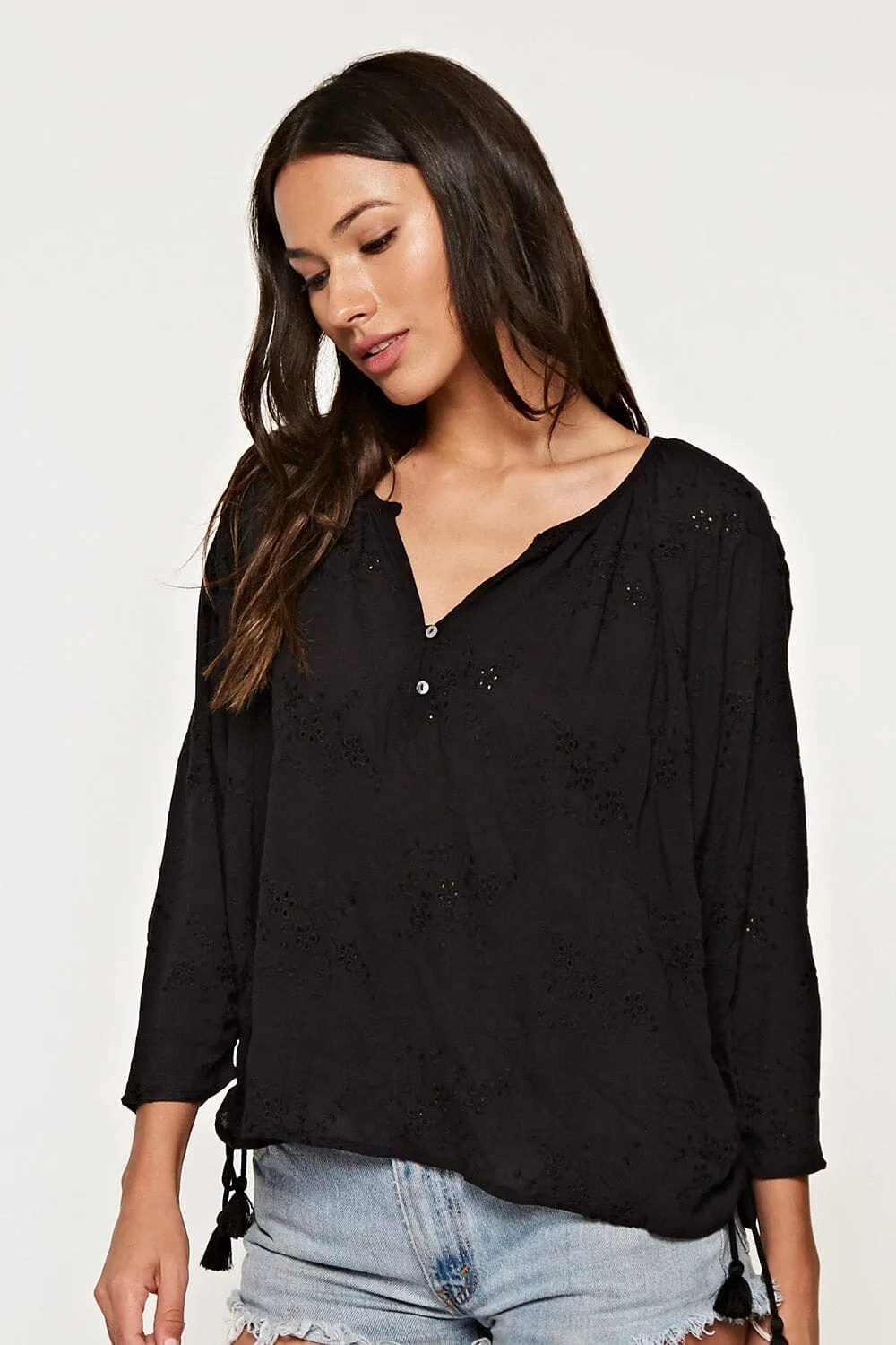 Carrie Embroidered Blouse sold by lovestitch