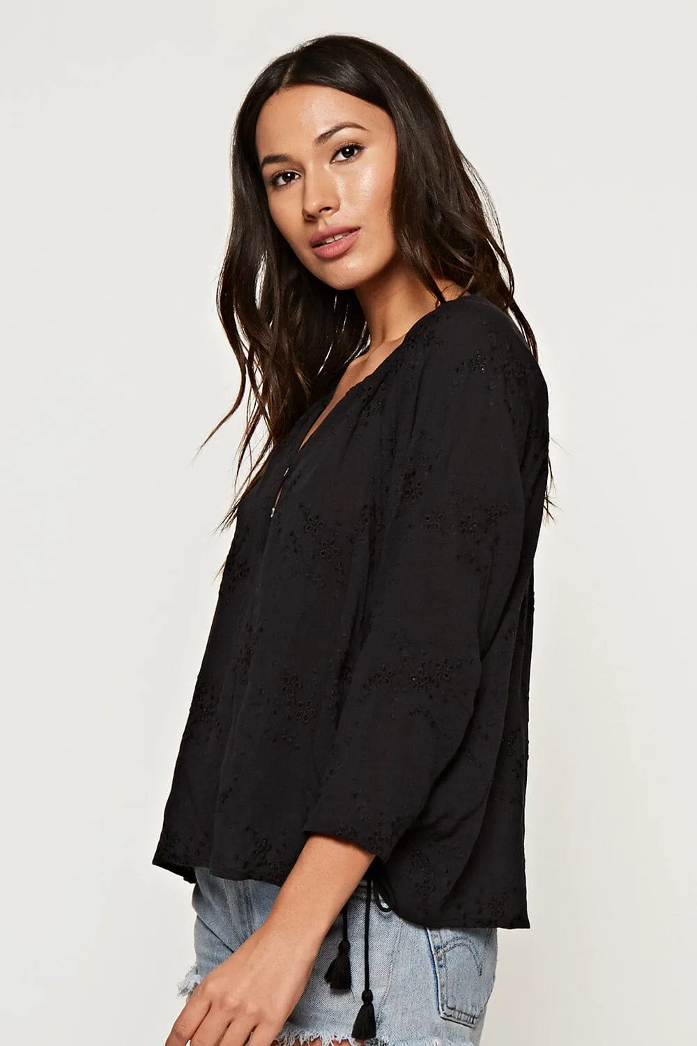 Carrie Embroidered Blouse sold by lovestitch product image thumbnail 5