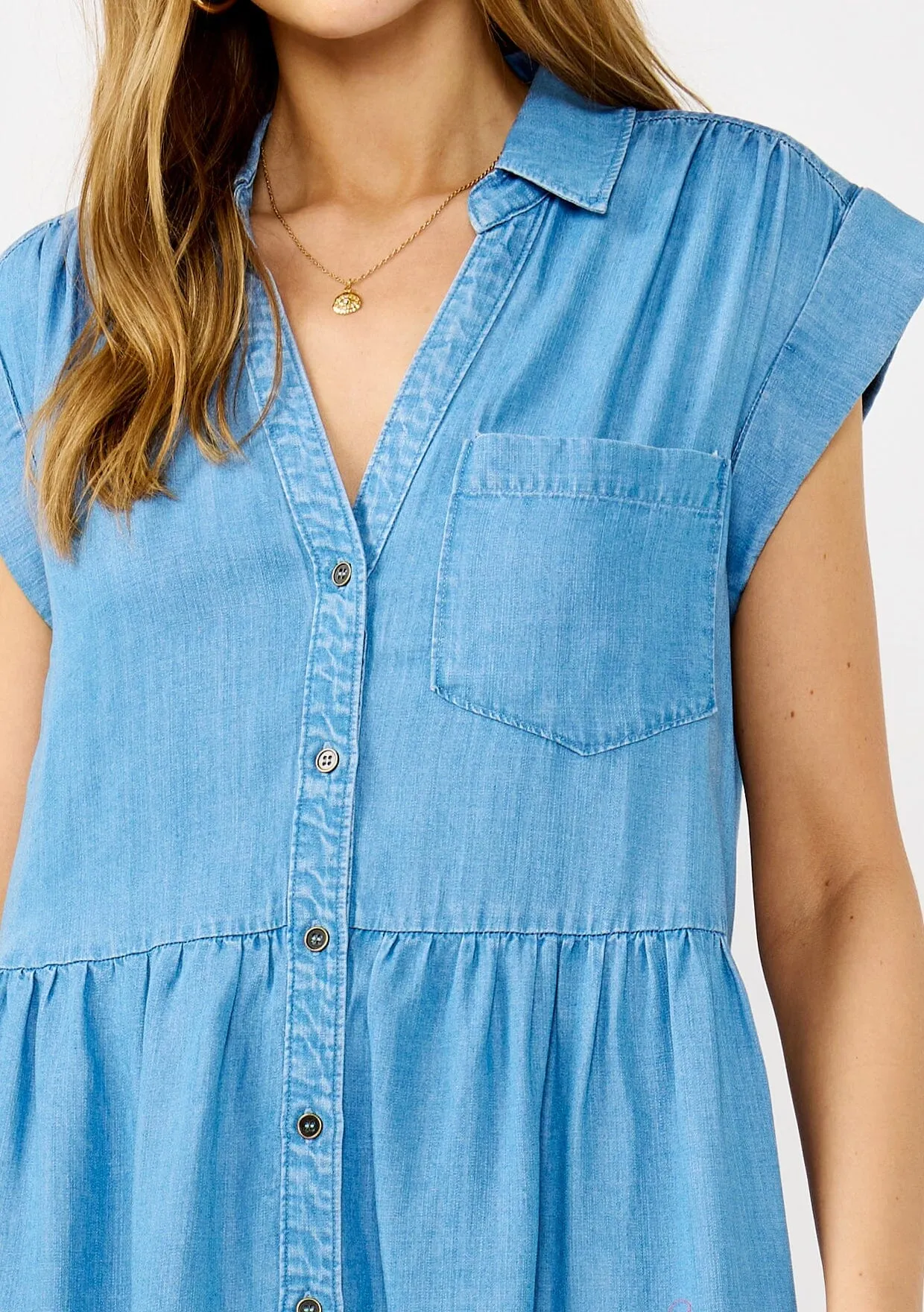 Jada Tencel Mini Dress sold by lovestitch product image thumbnail 5