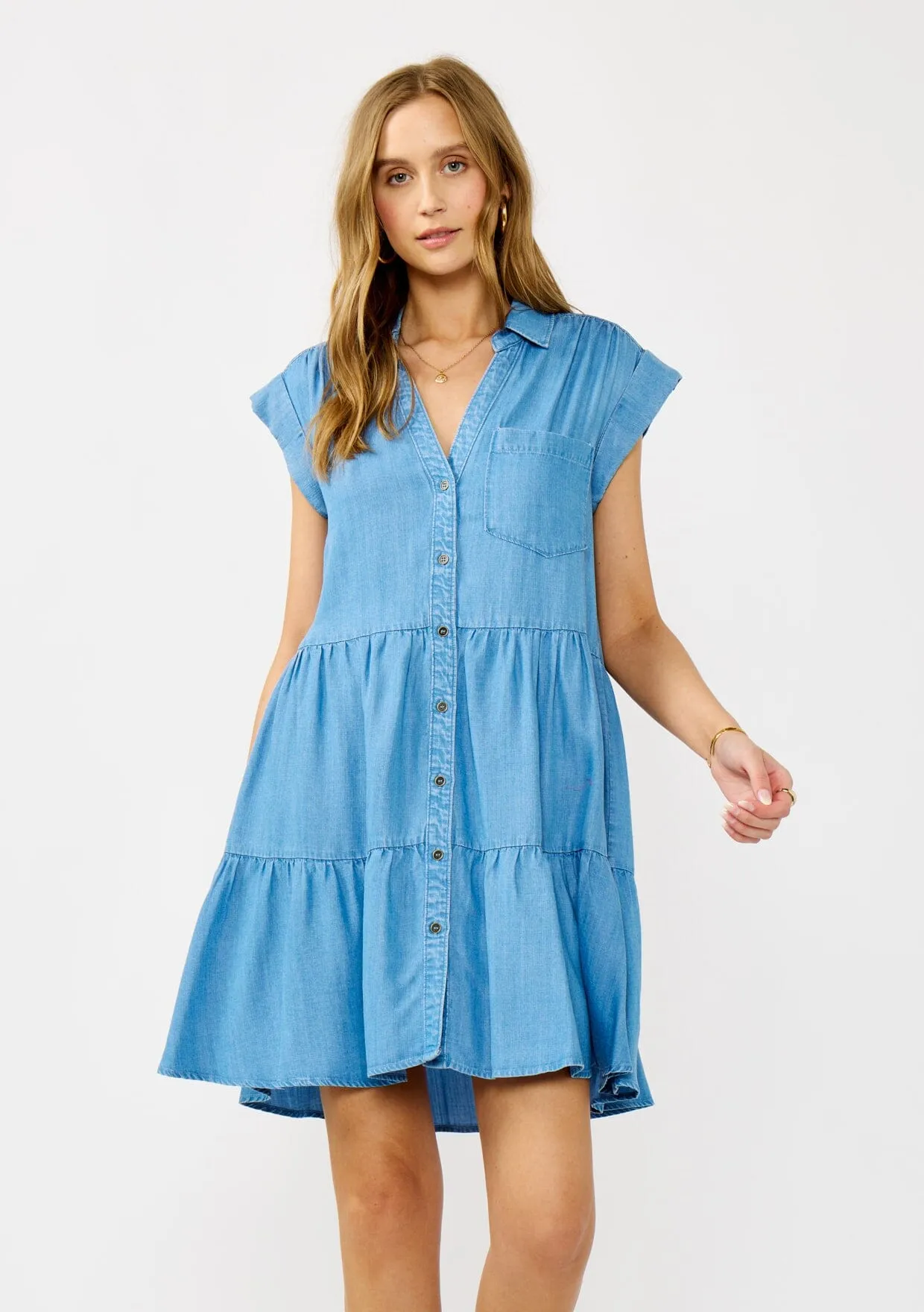 Jada Tencel Mini Dress sold by lovestitch product image thumbnail 3