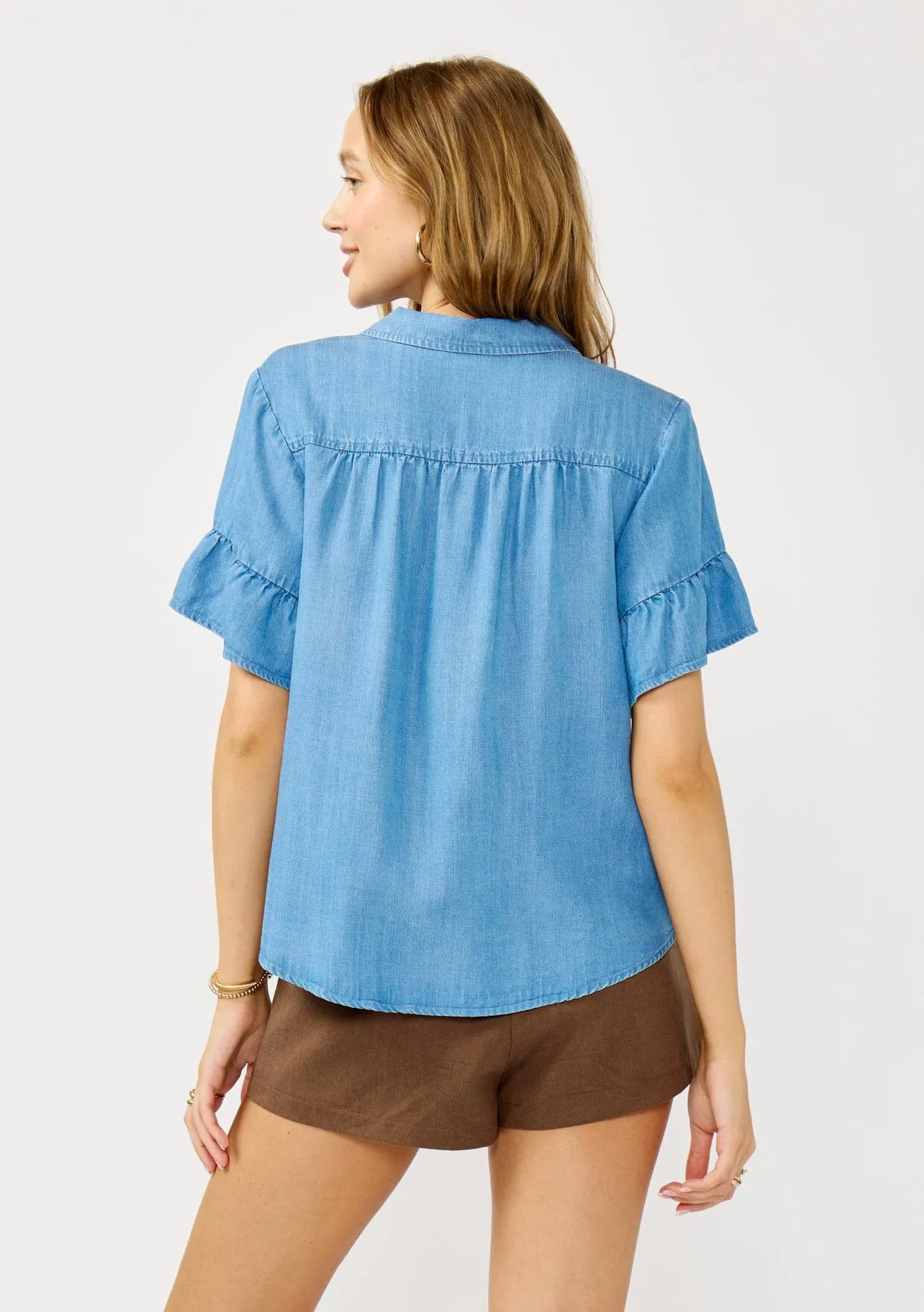Zora Tencel Top sold by lovestitch product image thumbnail 4