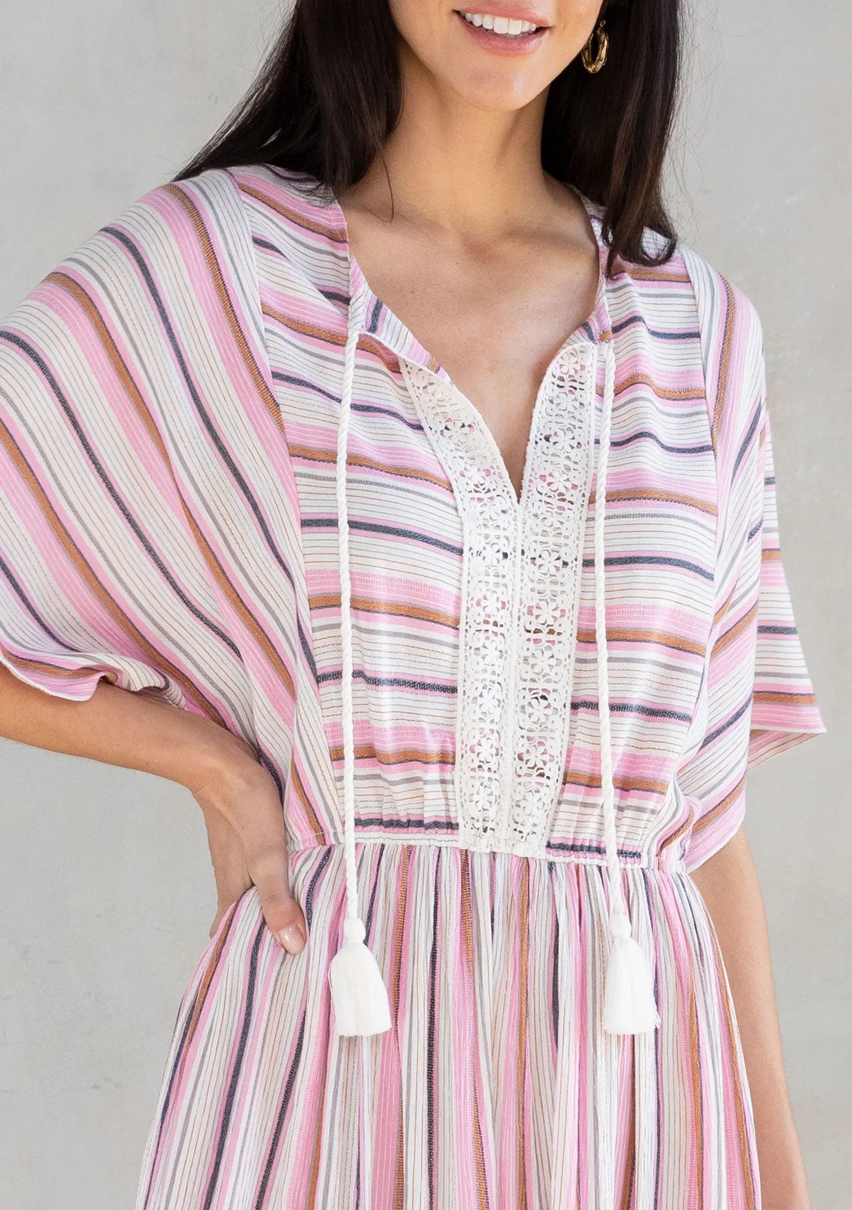 Takeoff Striped Mini Dress sold by lovestitch product image thumbnail 4