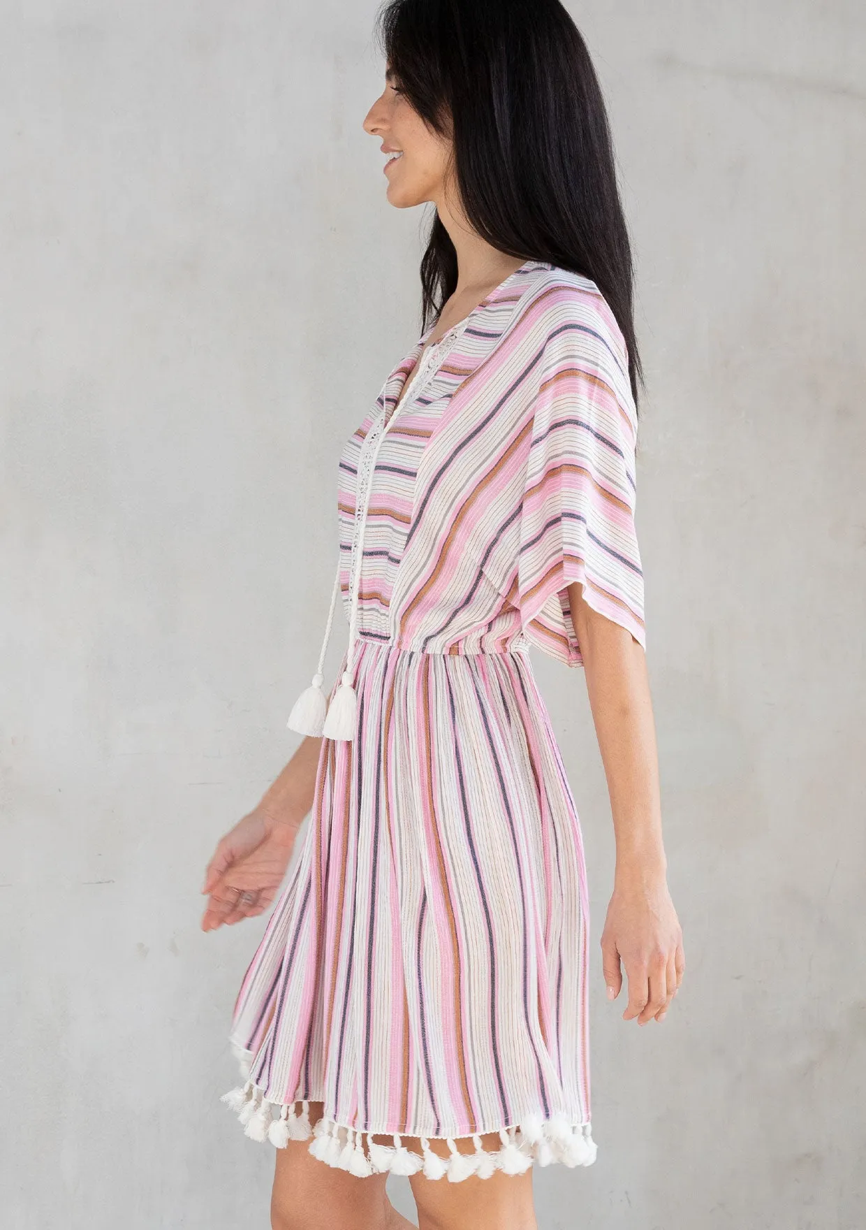 Takeoff Striped Mini Dress sold by lovestitch product image thumbnail 3