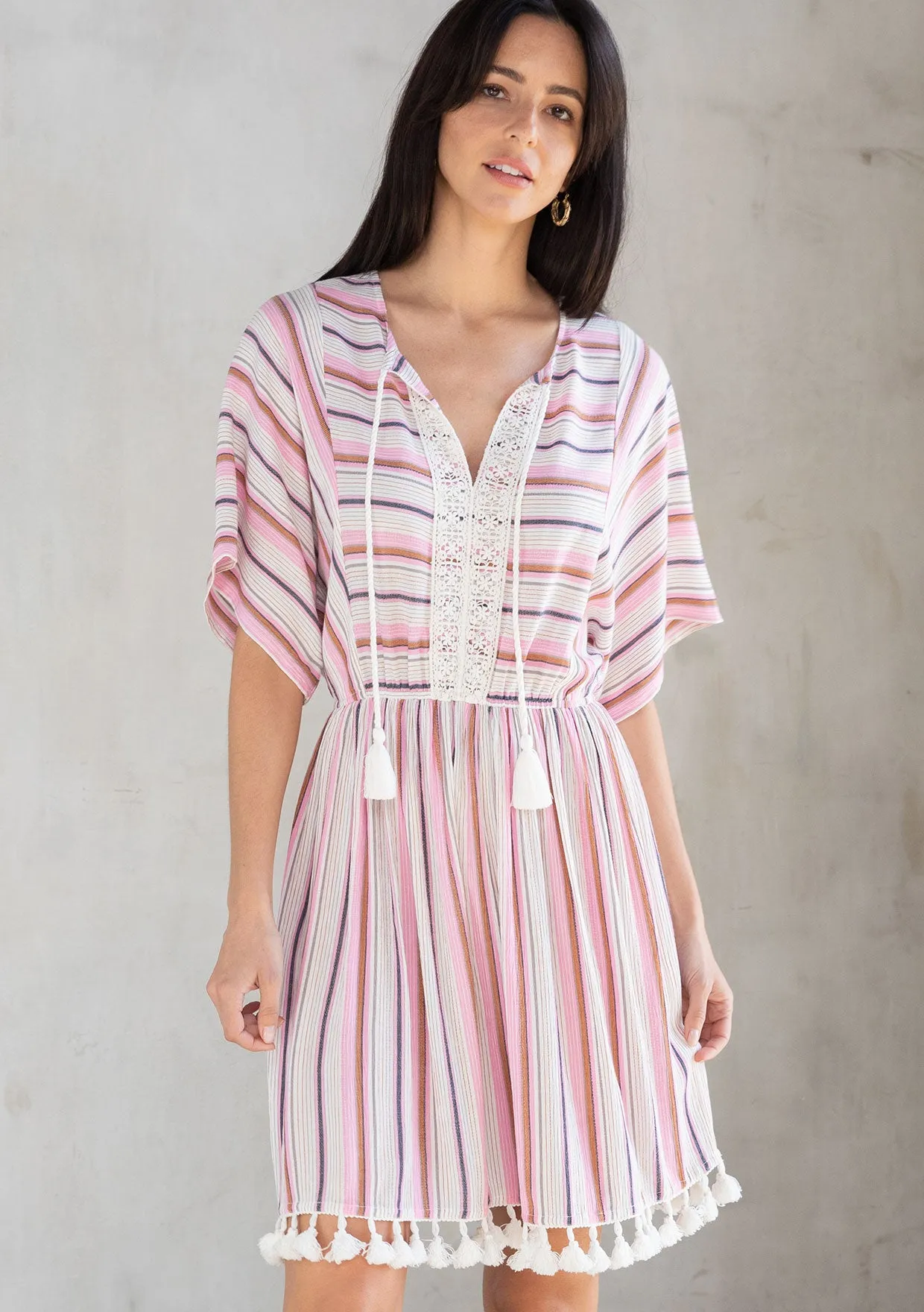 Takeoff Striped Mini Dress sold by lovestitch product image thumbnail 5