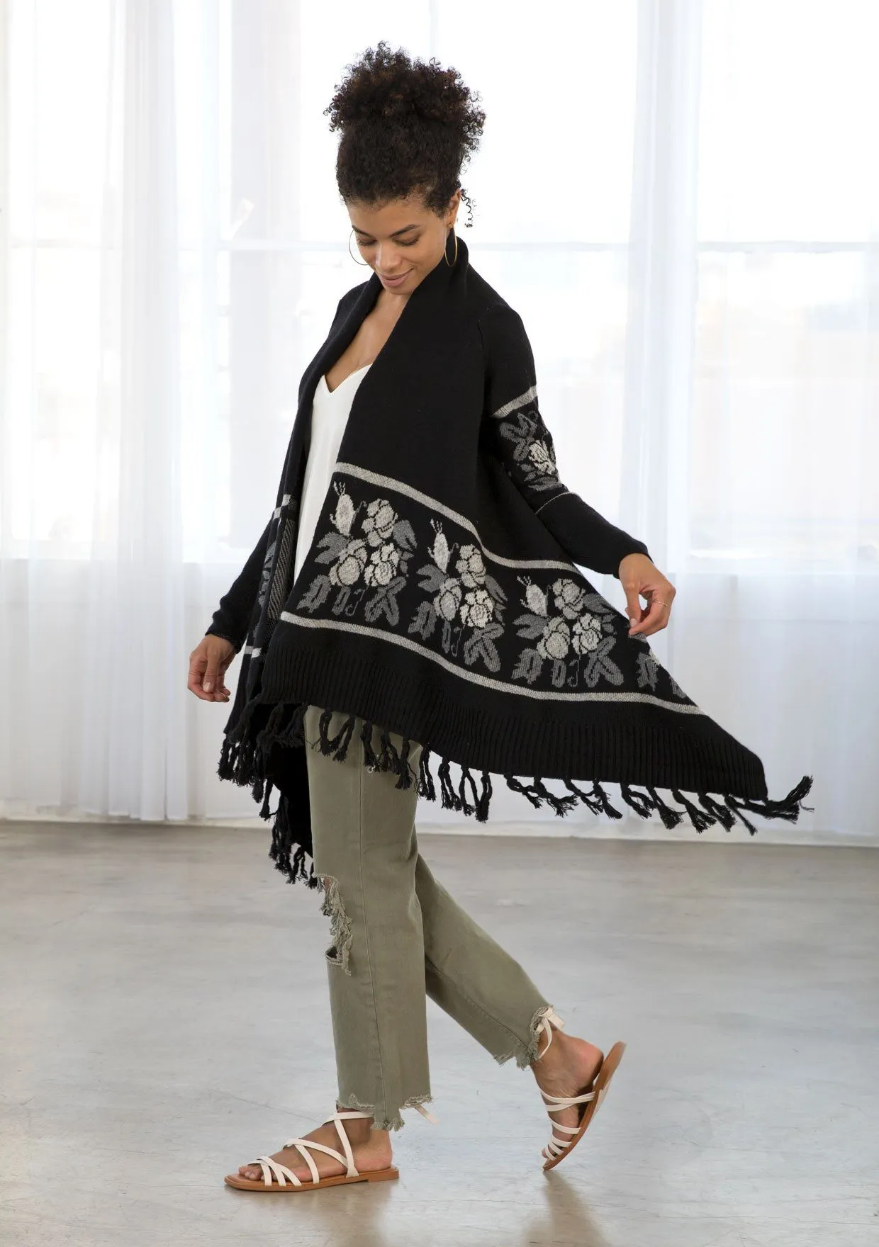 Cassie Fringed Cardigan sold by lovestitch product image thumbnail 3