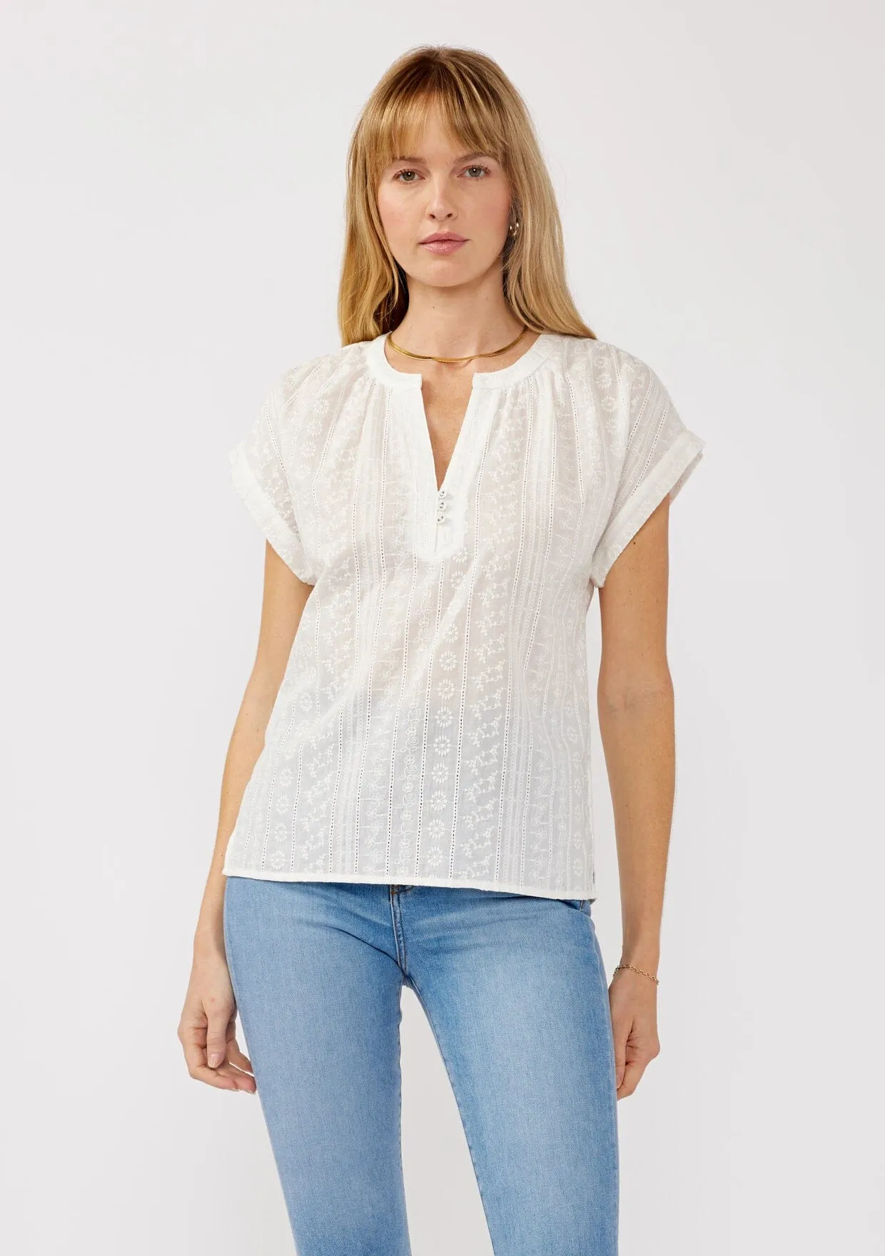 Maya Embroidered Top sold by lovestitch