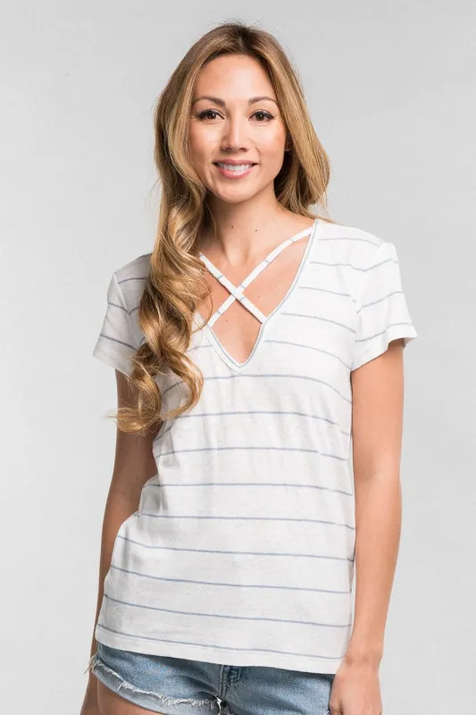 Rowe Striped Tee made by lovestitch