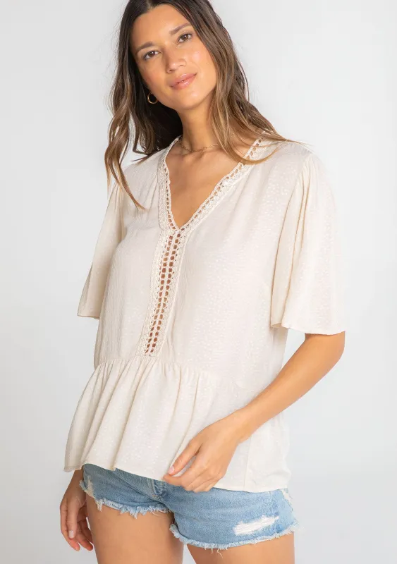 Sweet Nothings Lattice Trim Top sold by lovestitch