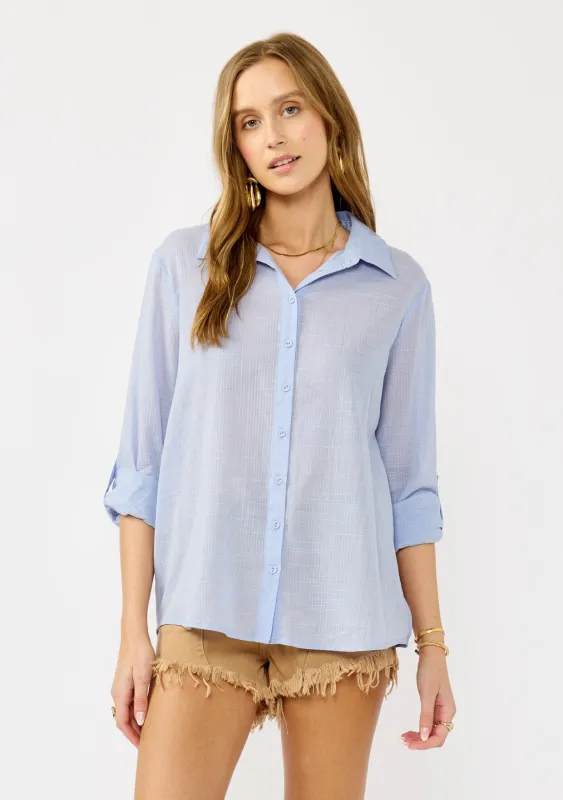 Lyra Button Front Shirt sold by lovestitch