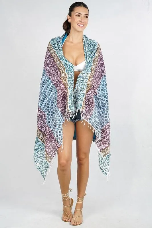 Coastal Drift Beach Towel sold by lovestitch product image thumbnail 2