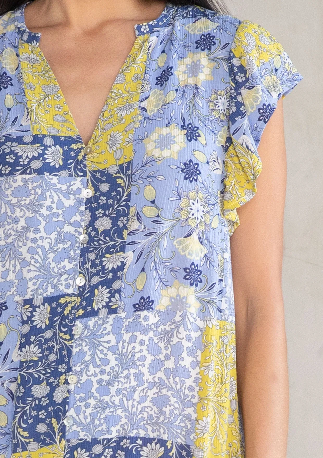 Sophie Patchwork Mini Dress sold by lovestitch product image thumbnail 3