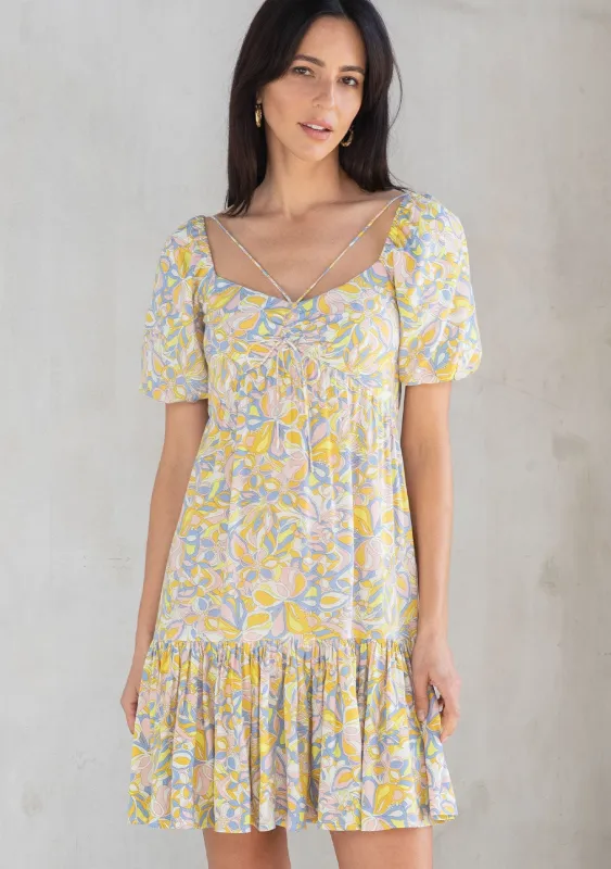 Pixie Puff Sleeve Mini Dress sold by lovestitch