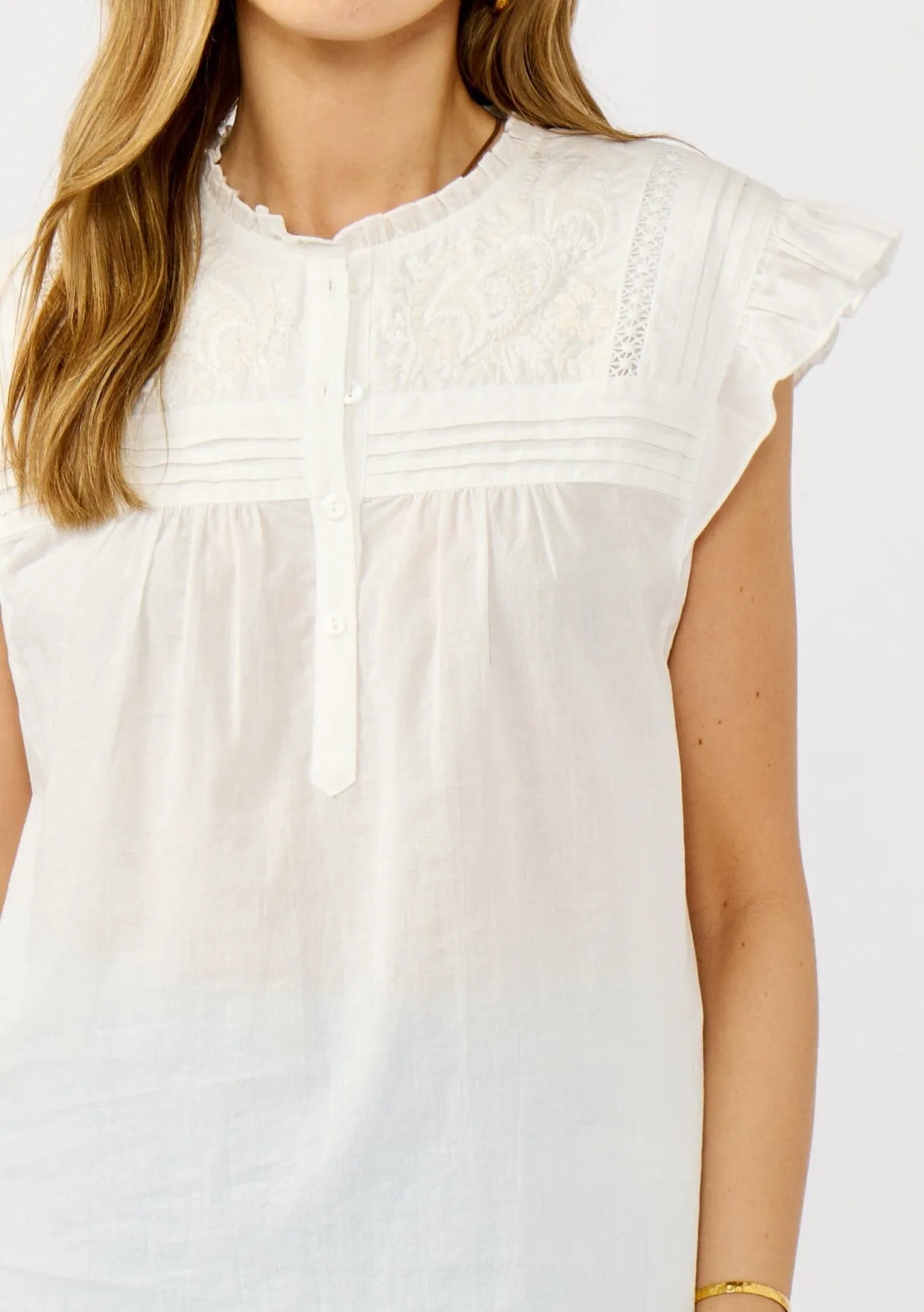 Cora Embroidered Top sold by lovestitch product image thumbnail 4