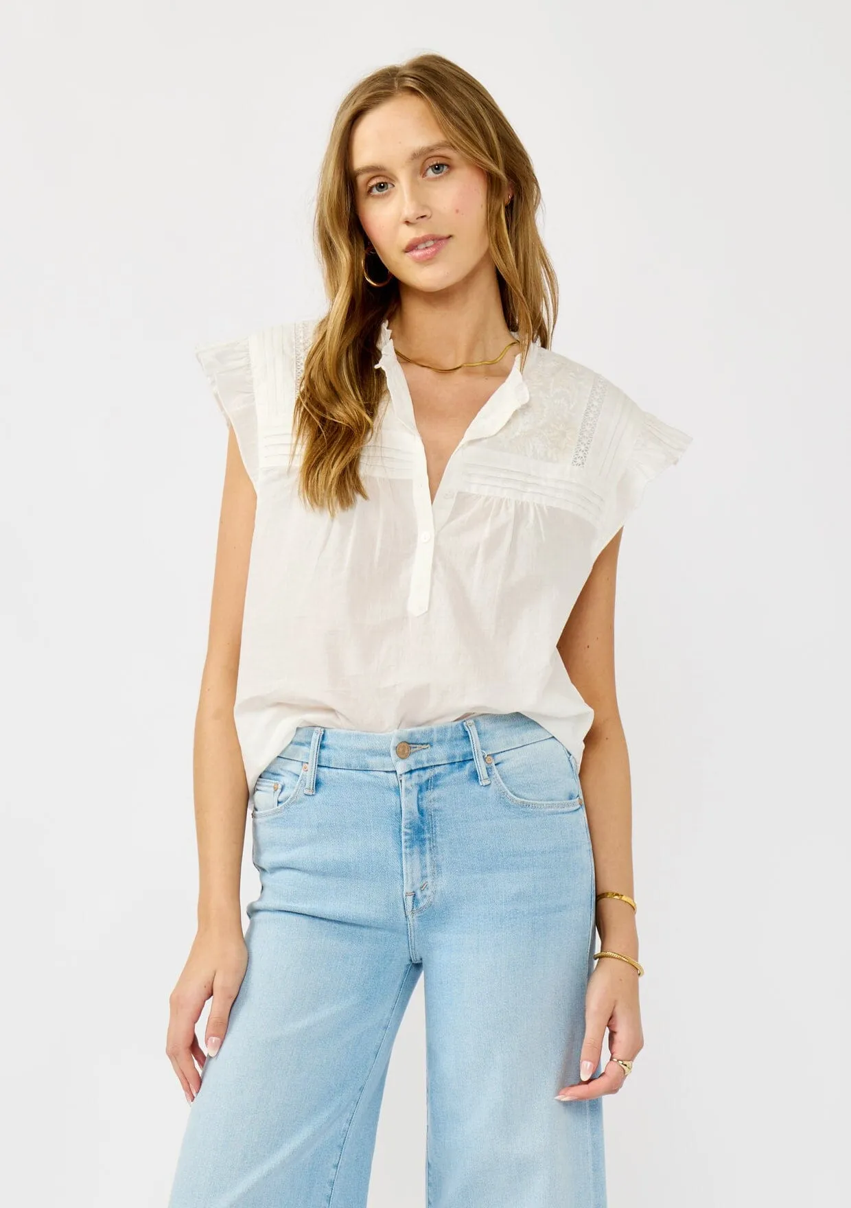 Cora Embroidered Top sold by lovestitch