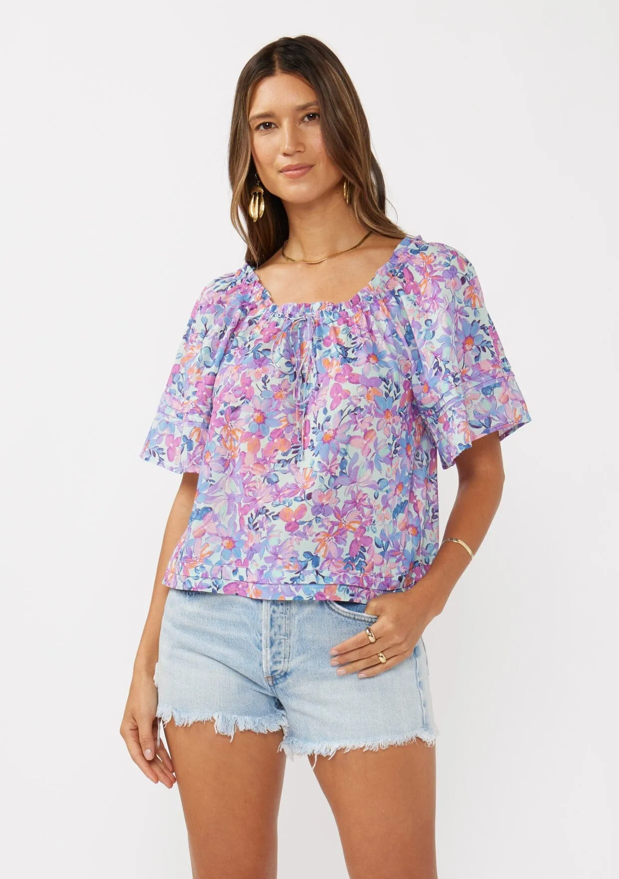 Chrissy Floral Top sold by lovestitch