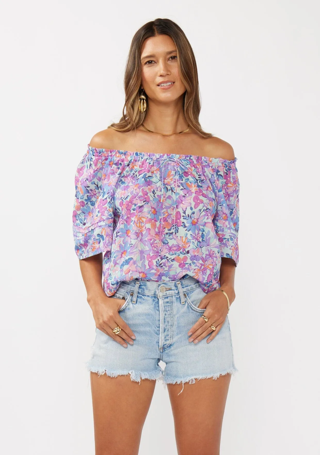 Chrissy Floral Top sold by lovestitch product image thumbnail 5