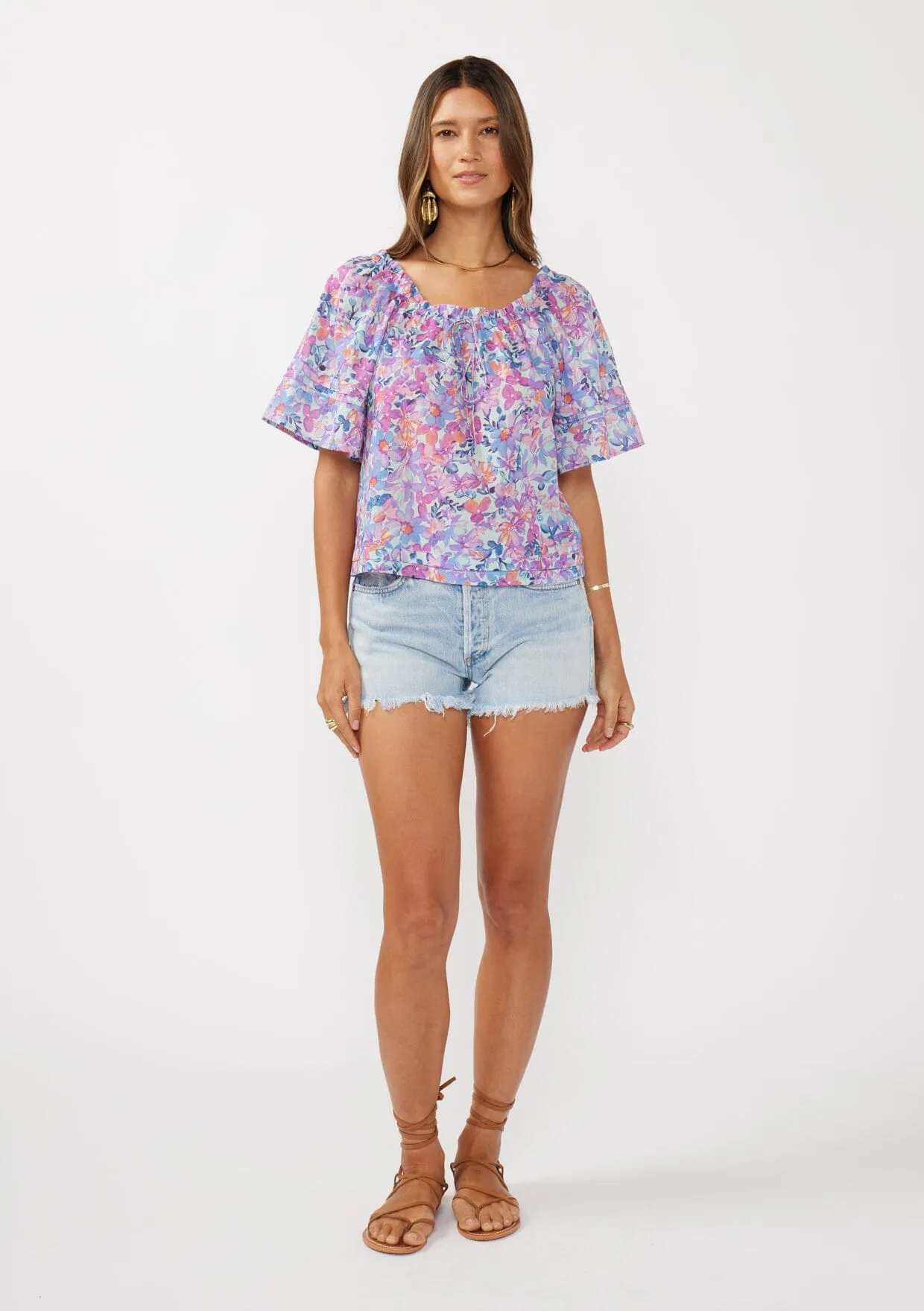 Chrissy Floral Top sold by lovestitch product image thumbnail 4