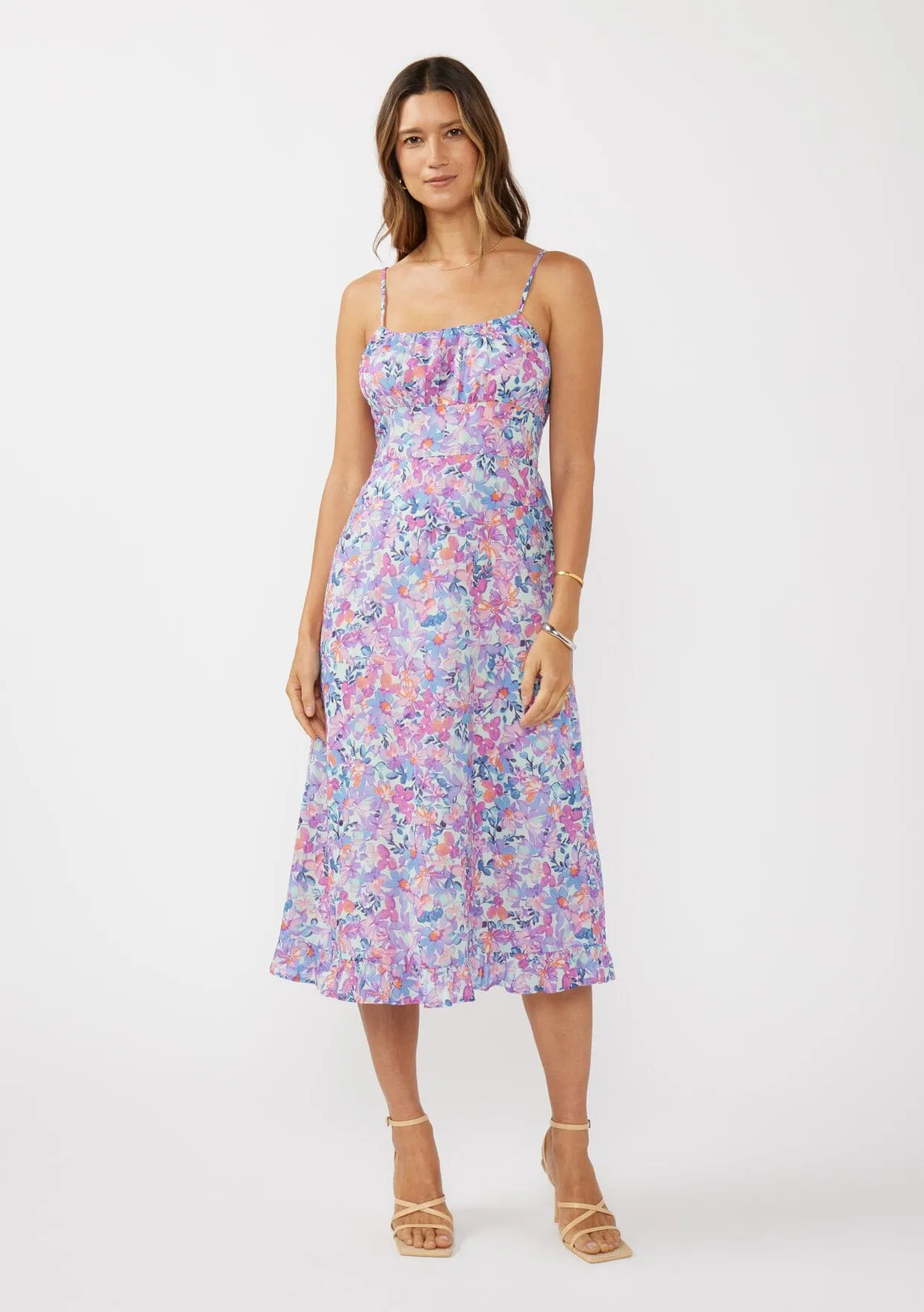 Kaya Floral Midi Dress sold by lovestitch