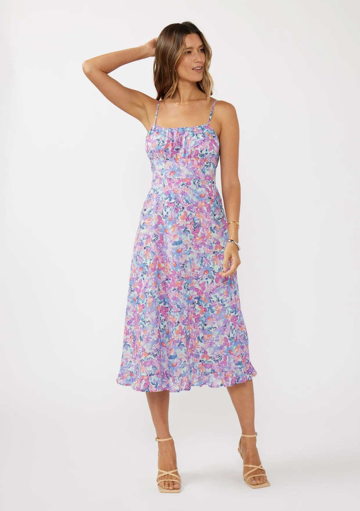 Kaya Floral Midi Dress sold by lovestitch product image thumbnail 2