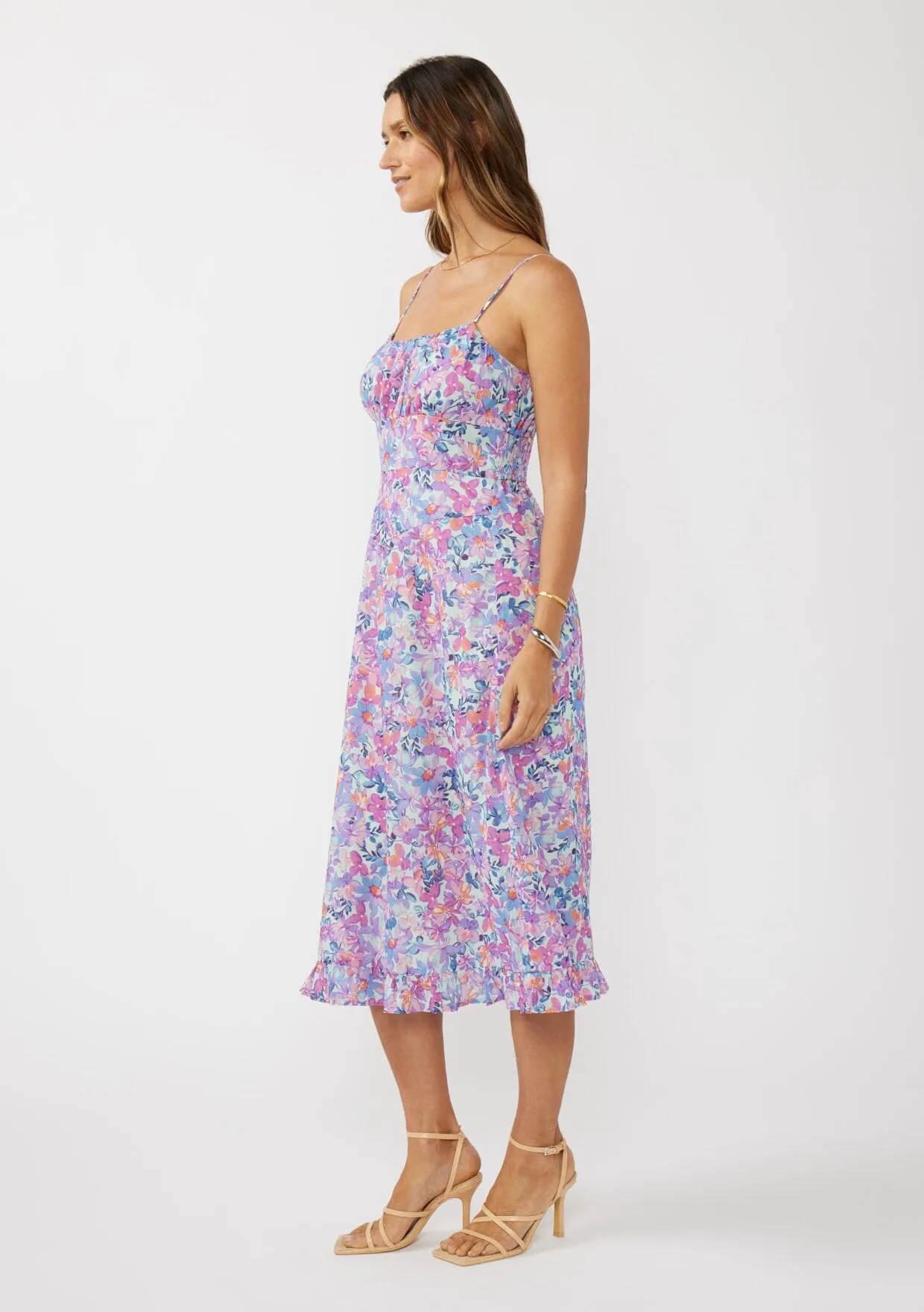 Kaya Floral Midi Dress sold by lovestitch product image thumbnail 5