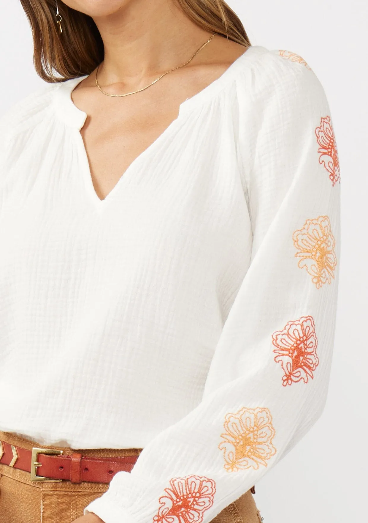 Frankie Embroidered Blouse sold by lovestitch product image thumbnail 5