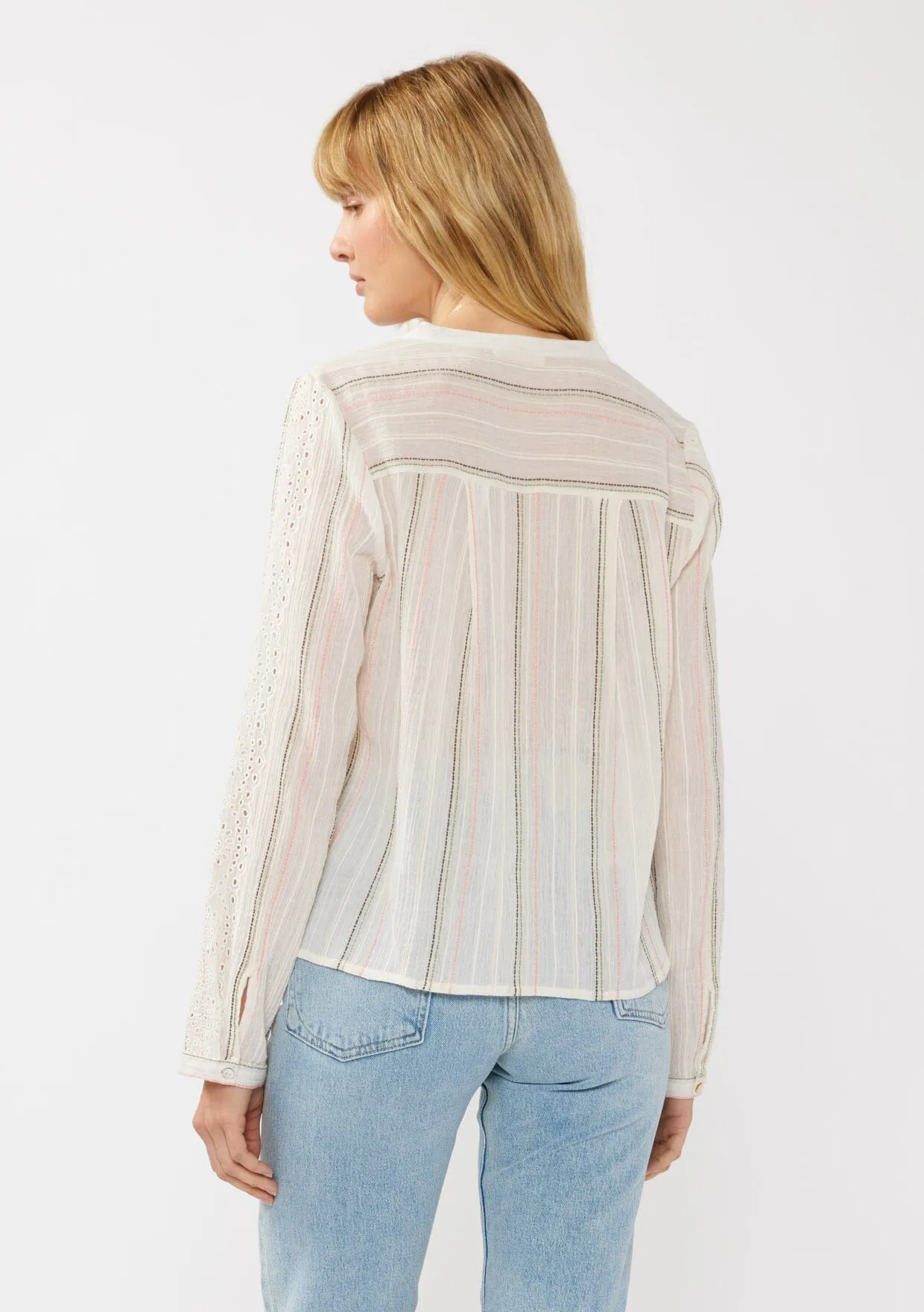 Jessie Striped Tie Front Top sold by lovestitch product image thumbnail 3