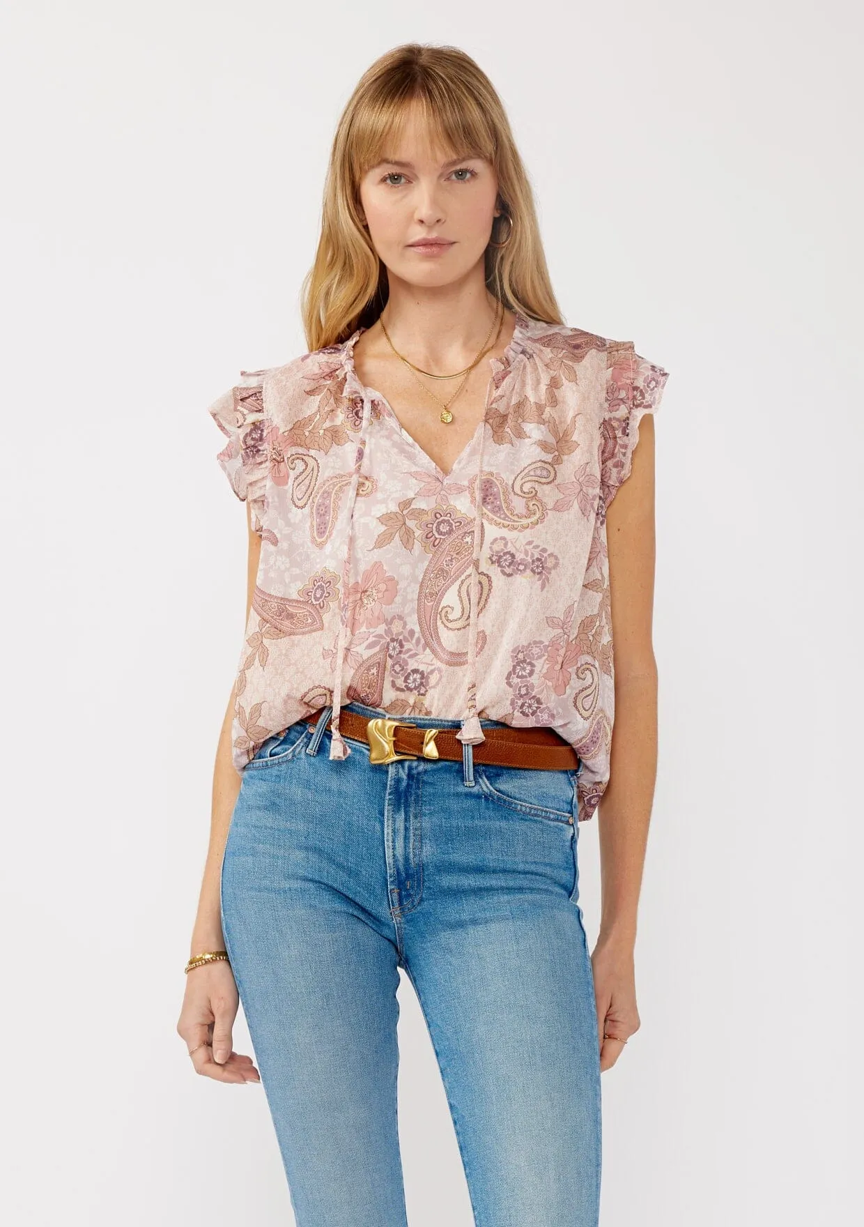 Sunrose Ruffle Top sold by lovestitch product image thumbnail 4