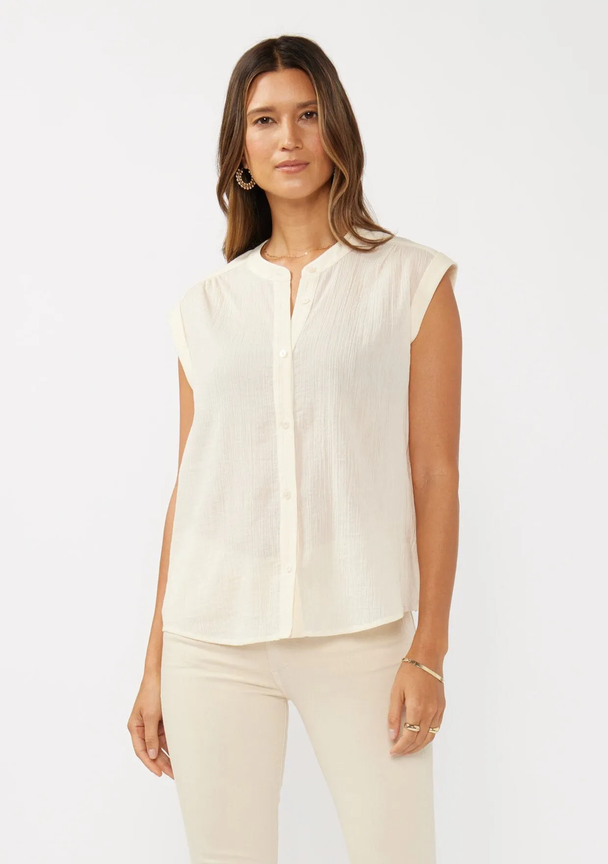 Nina Button Front Top sold by lovestitch product image thumbnail 5