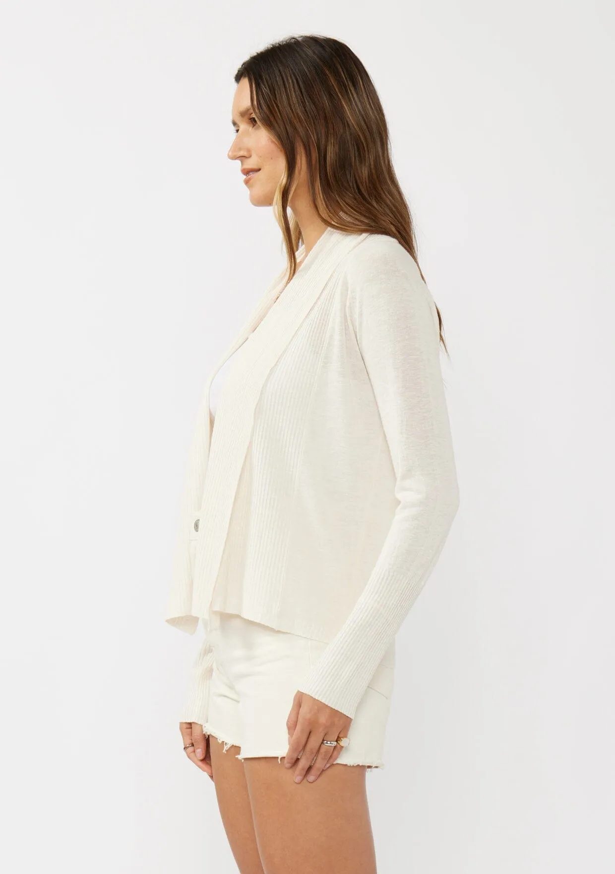 Solene Linen Cardigan sold by lovestitch product image thumbnail 2