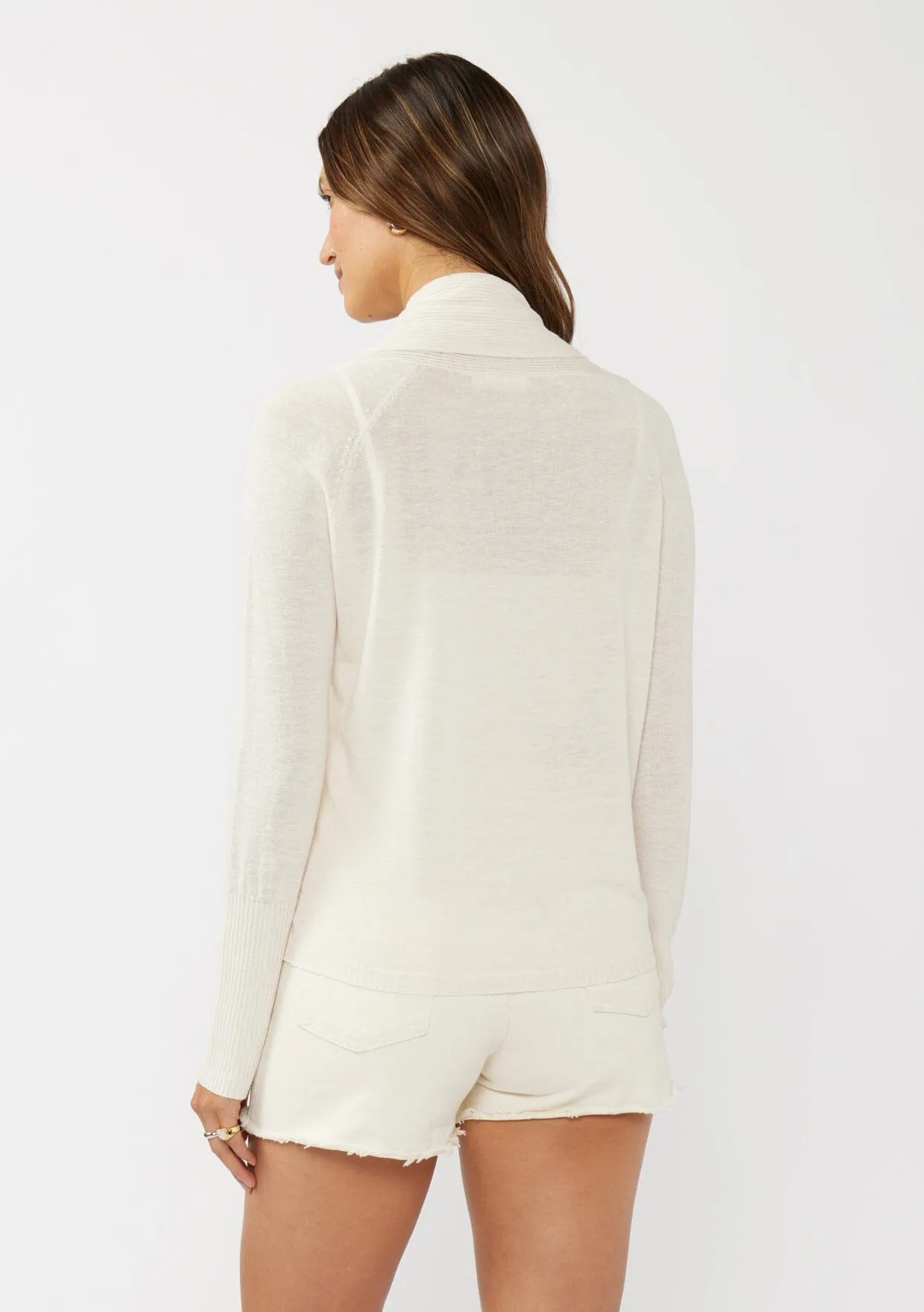 Solene Linen Cardigan sold by lovestitch product image thumbnail 3