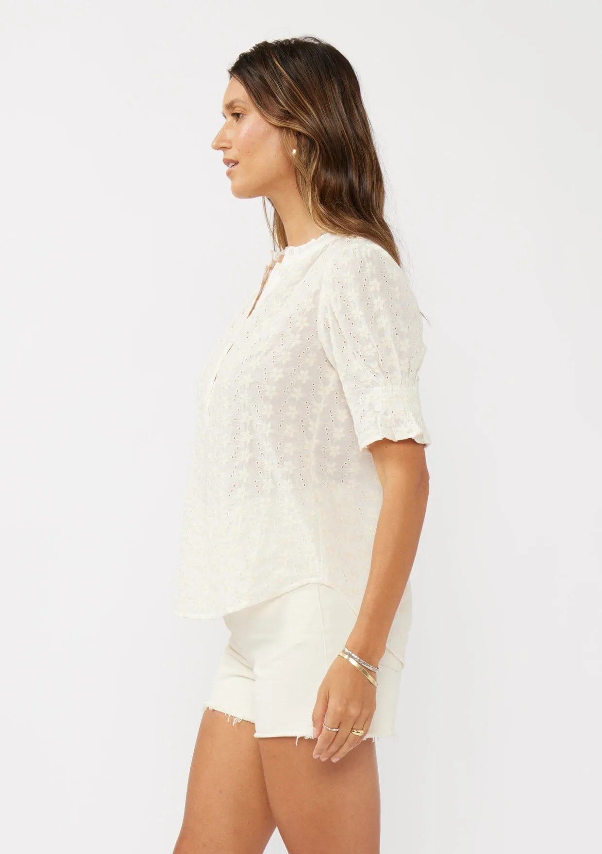 Lia Floral Embroidered Top sold by lovestitch product image thumbnail 2