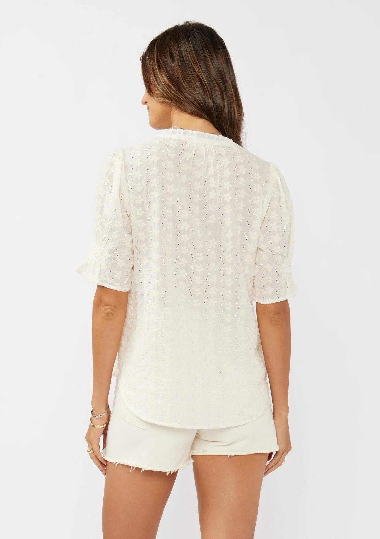Lia Floral Embroidered Top sold by lovestitch product image thumbnail 3