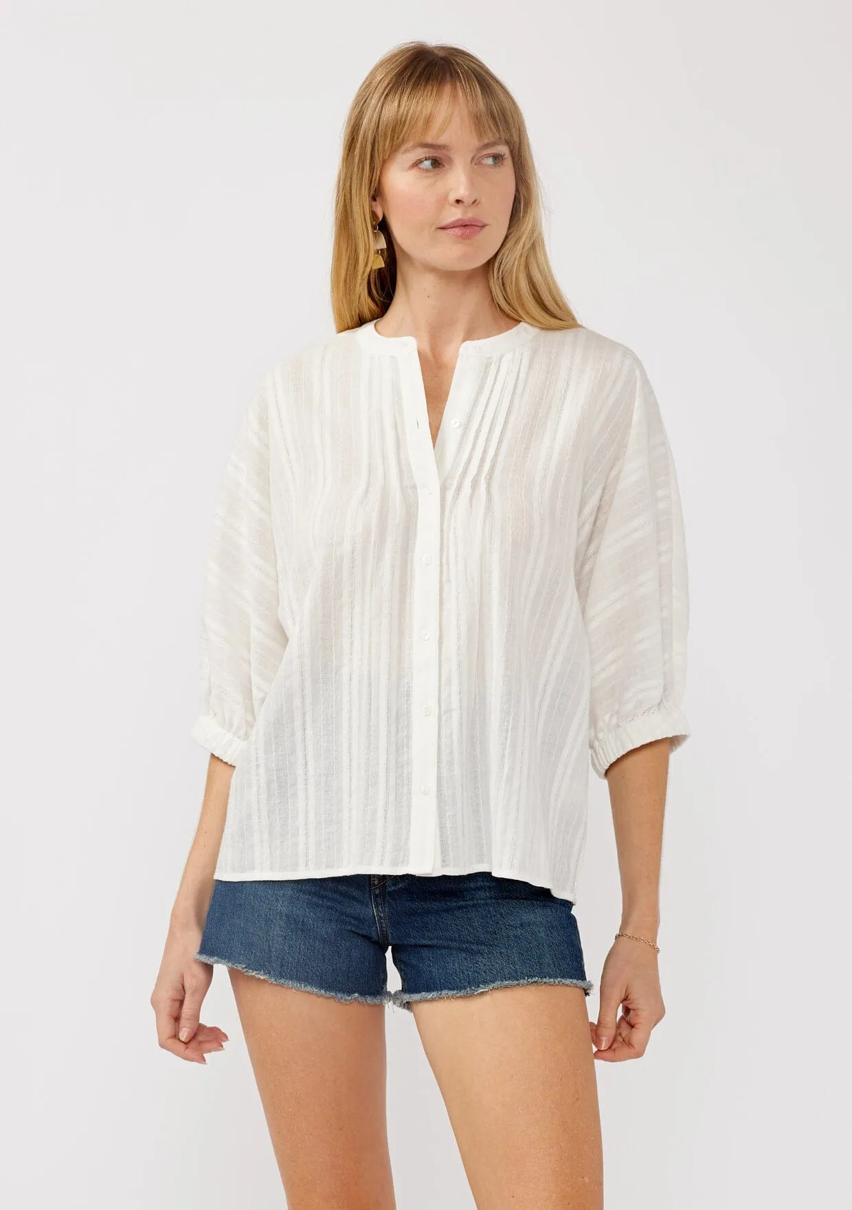 Cleo Button Down Blouse sold by lovestitch product image thumbnail 5