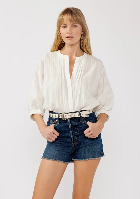 Cleo Button Down Blouse sold by lovestitch