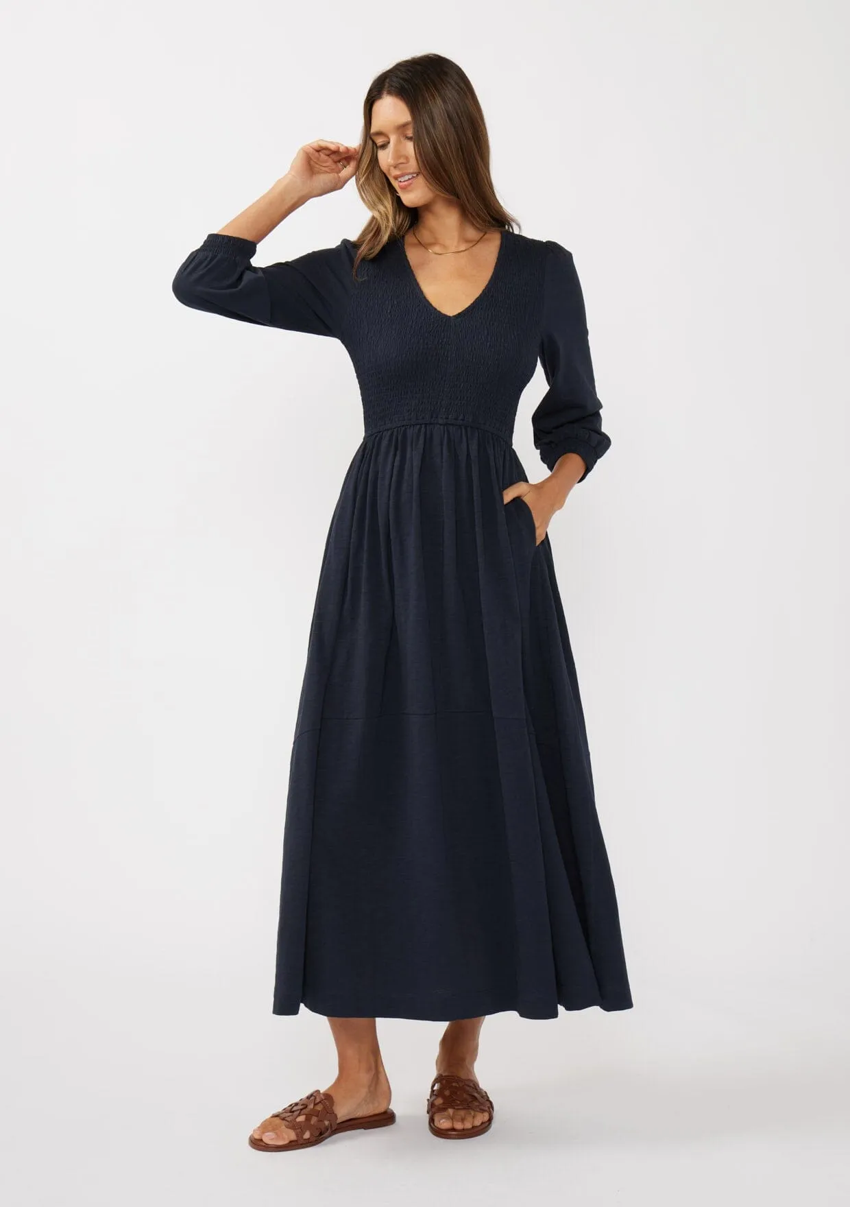 Mirabella Smocked Maxi Dress sold by lovestitch product image thumbnail 4