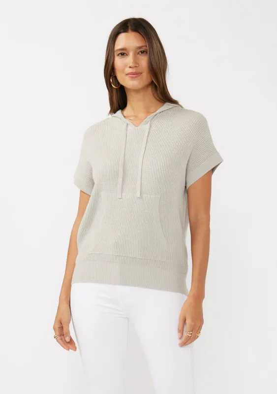 Unwind Waffle Knit Hoodie sold by lovestitch