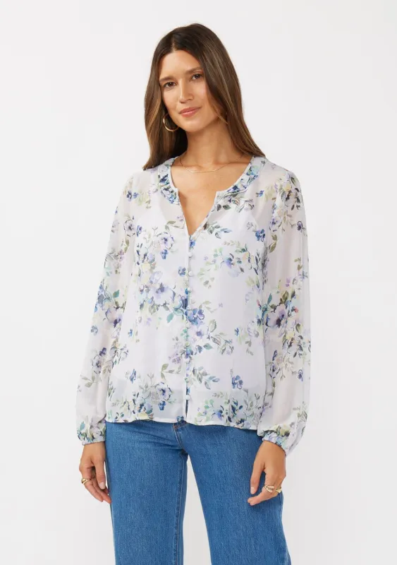 Whisper Softly Floral Blouse sold by lovestitch