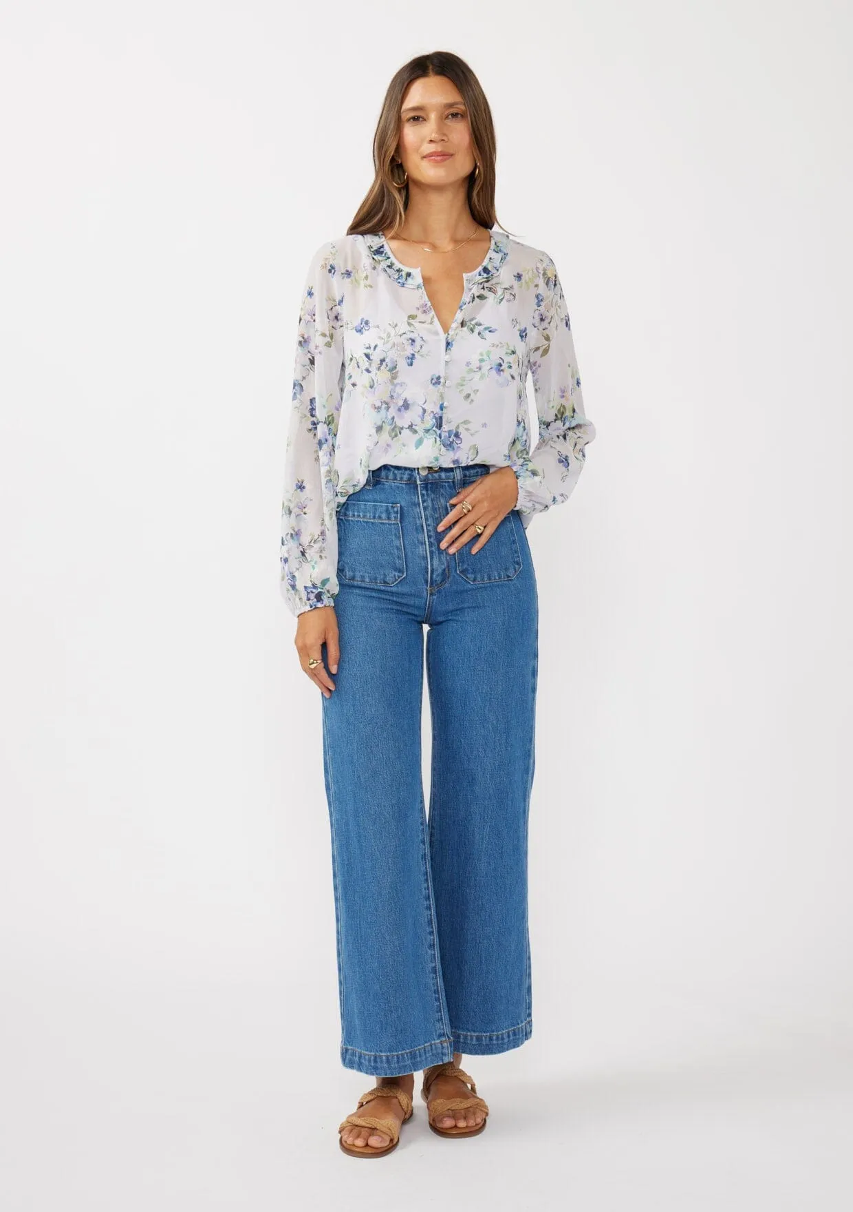 Whisper Softly Floral Blouse sold by lovestitch product image thumbnail 4