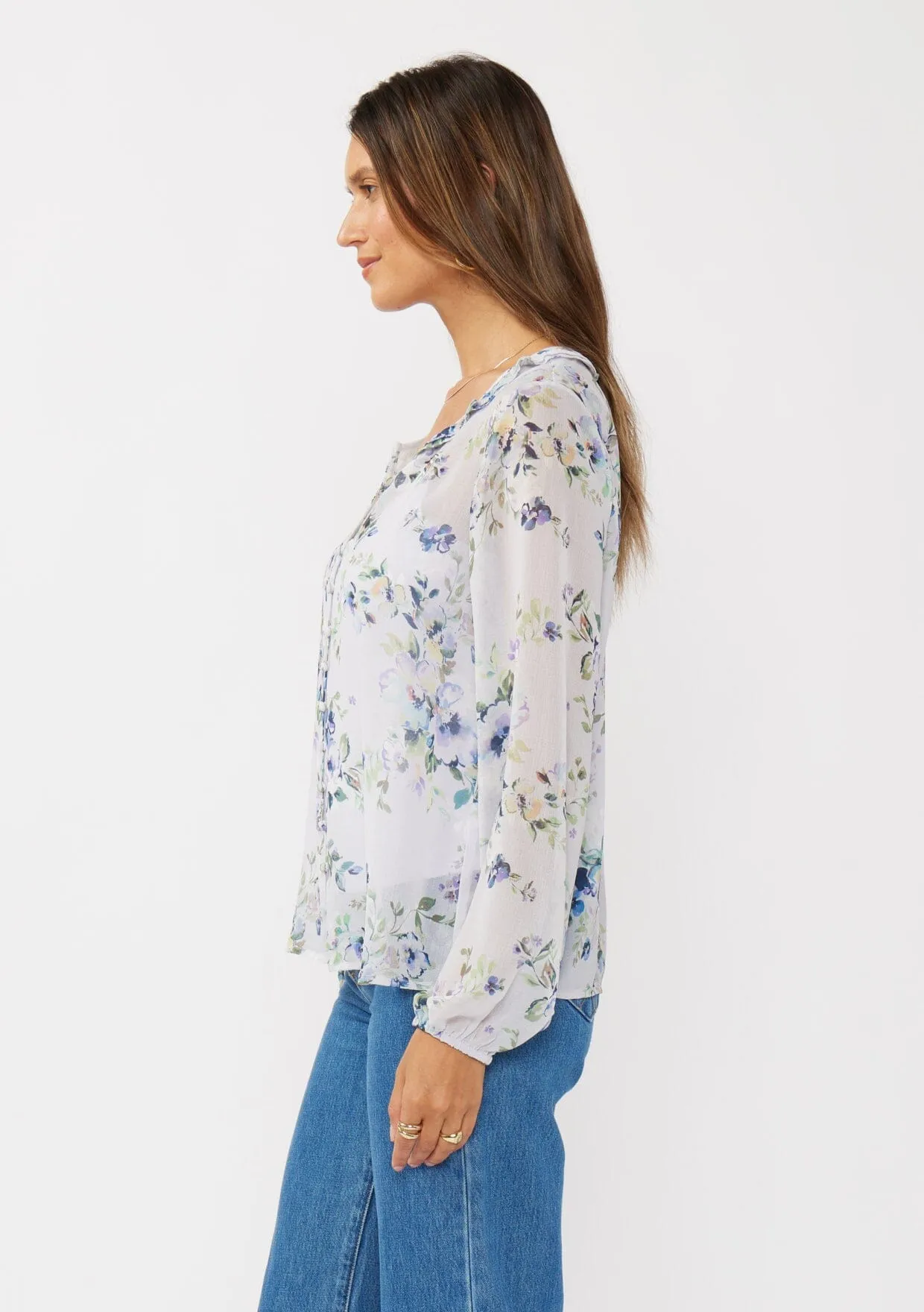 Whisper Softly Floral Blouse sold by lovestitch product image thumbnail 3