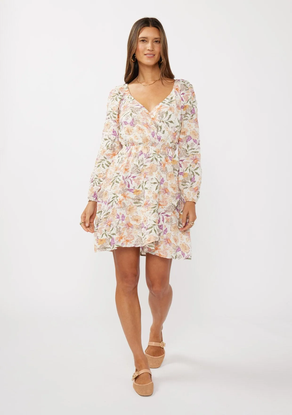 Tess Floral Mini Dress sold by lovestitch product image thumbnail 5