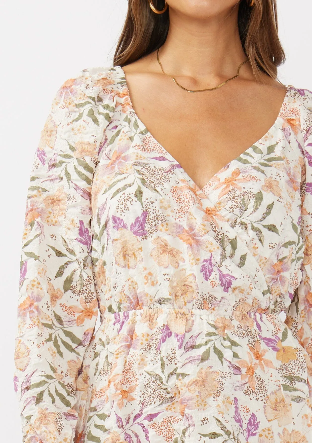 Tess Floral Mini Dress sold by lovestitch product image thumbnail 4